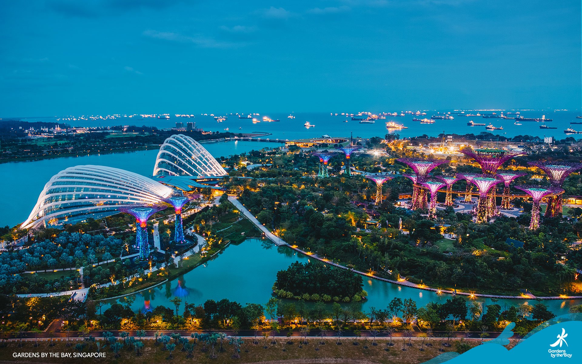 Singapore Skyline Widescreen Wallpapers 