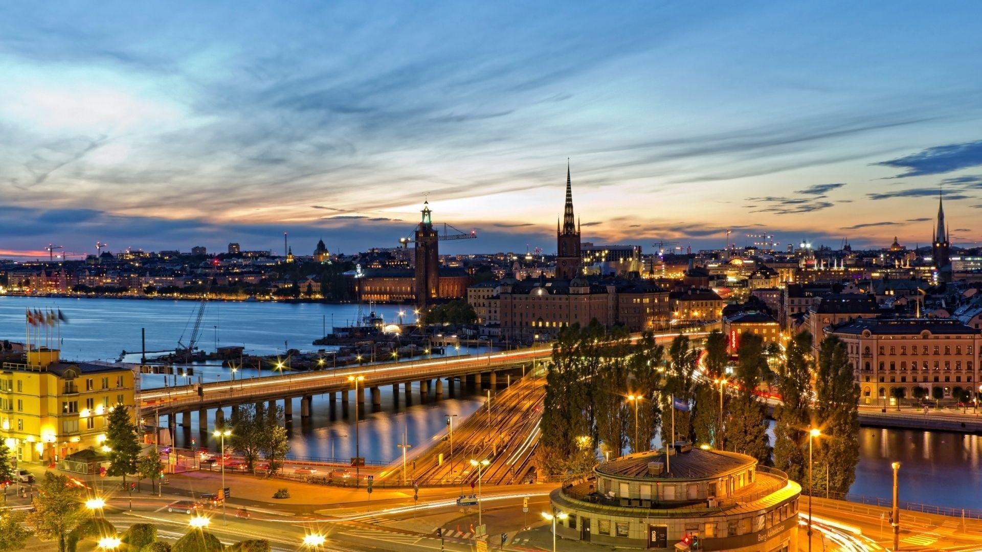 Stockholm Skyline High Definition Wallpaper 