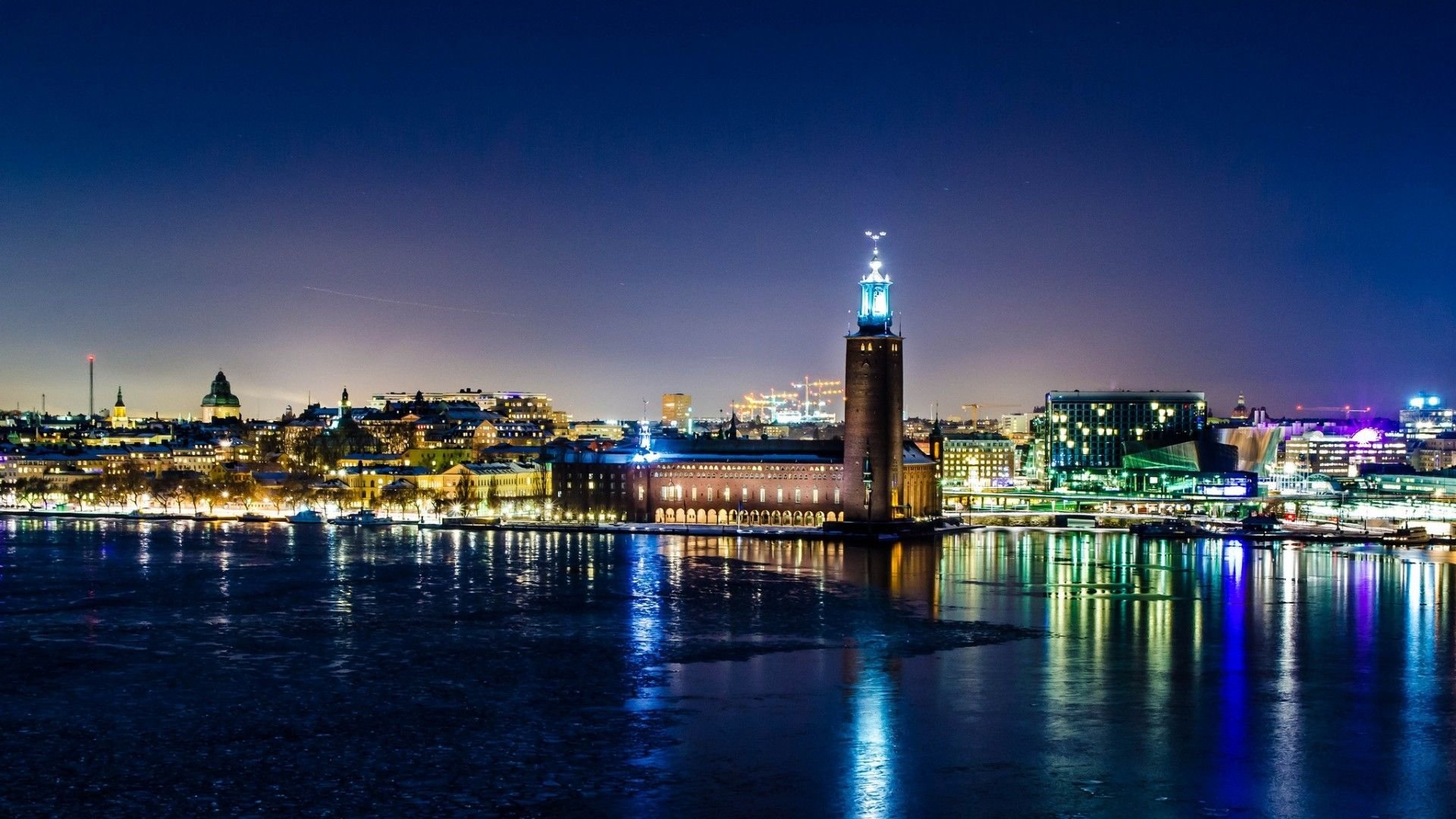 Stockholm Skyline Widescreen Wallpapers 