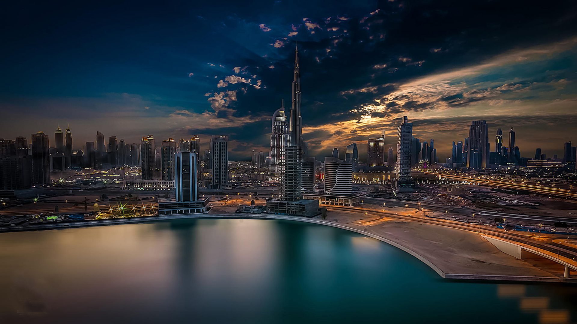 United Arab Emirates Marina HD Wallpaper 