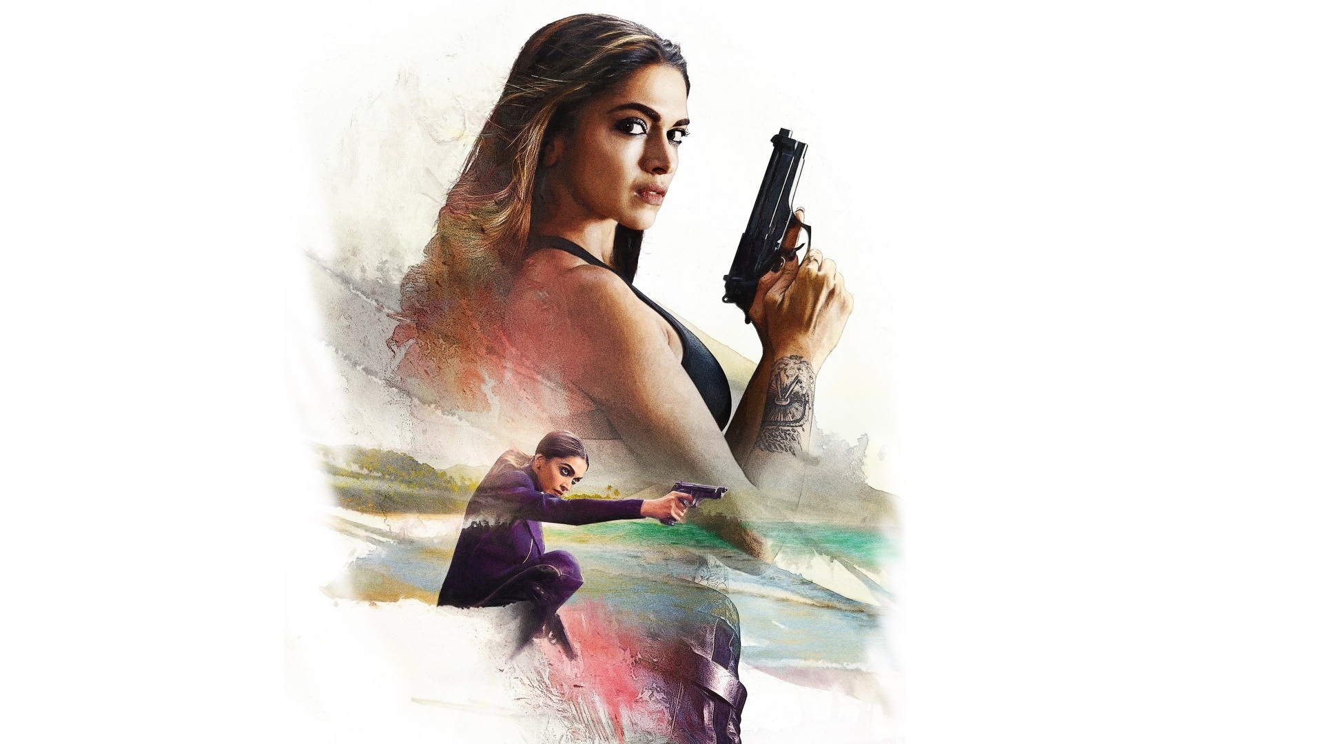Action Movie Actress Deepika Padukone Wallpaper 