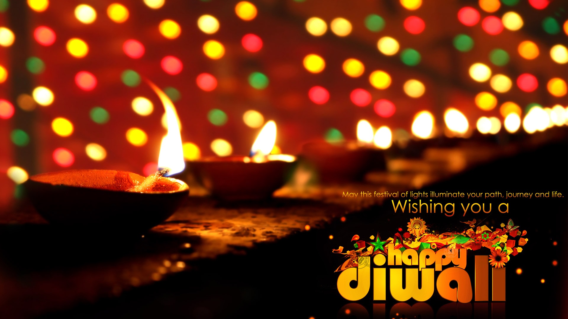 Diwali Wishes Quotes Wallpaper 