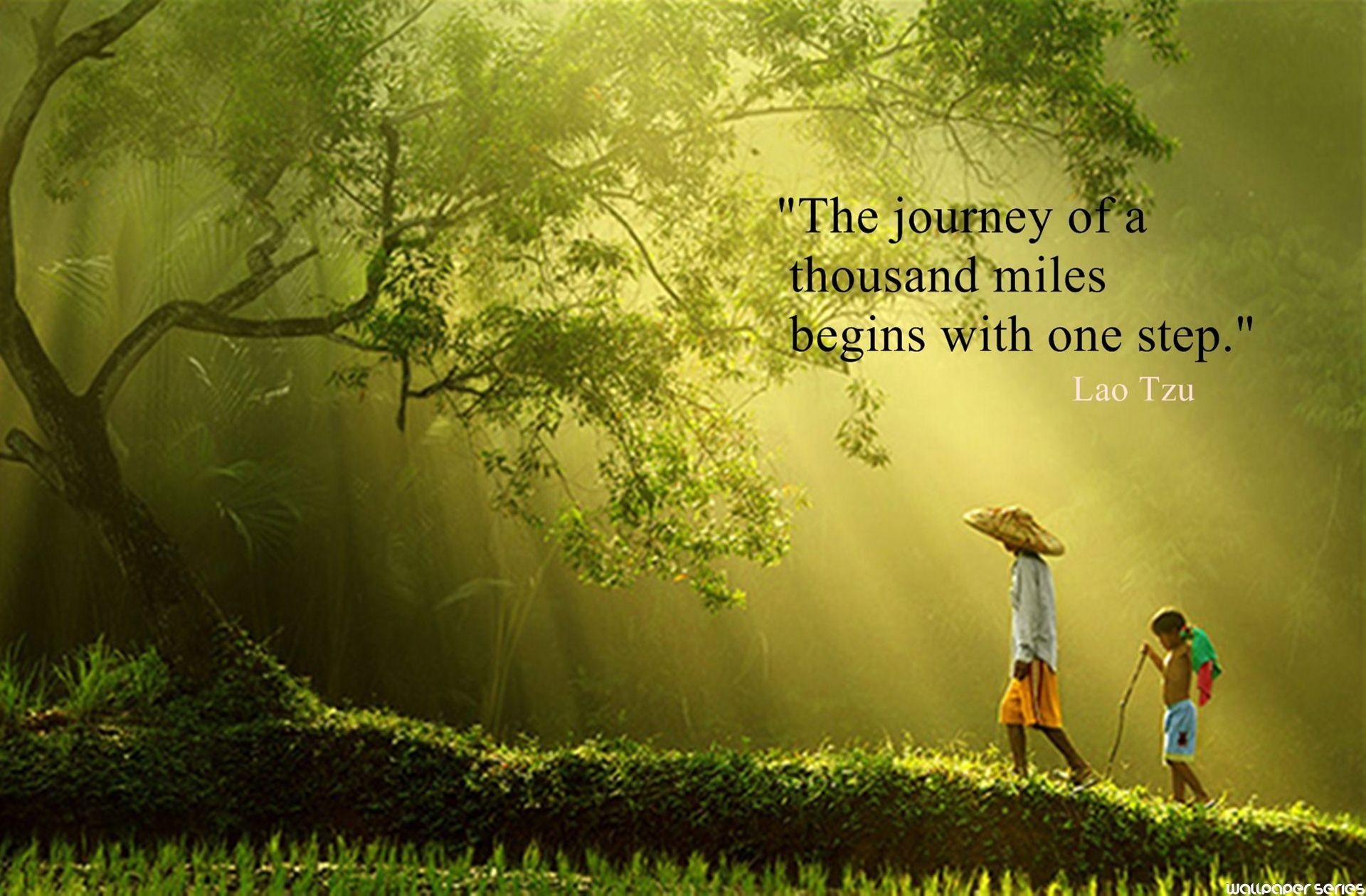 Journey Lao Tzu Quotes Wallpaper 