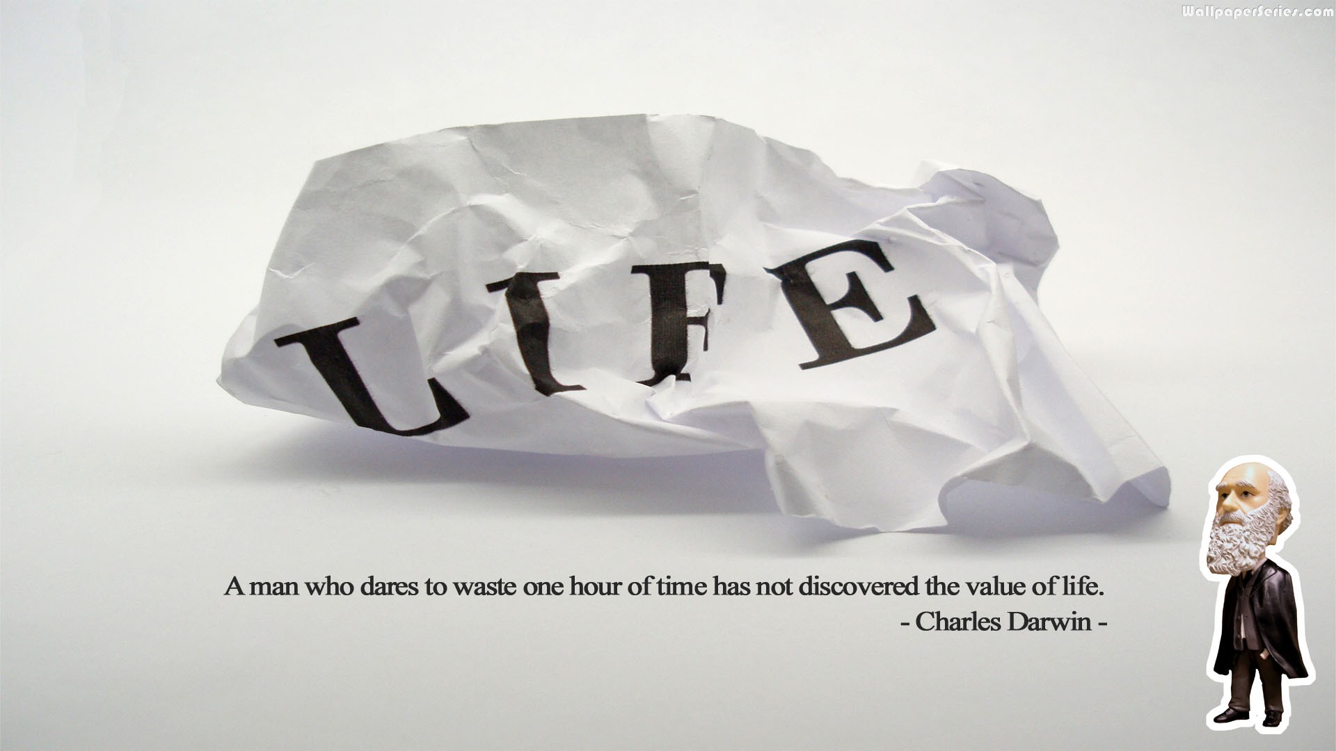 Life Paper Quotes Wallpaper 
