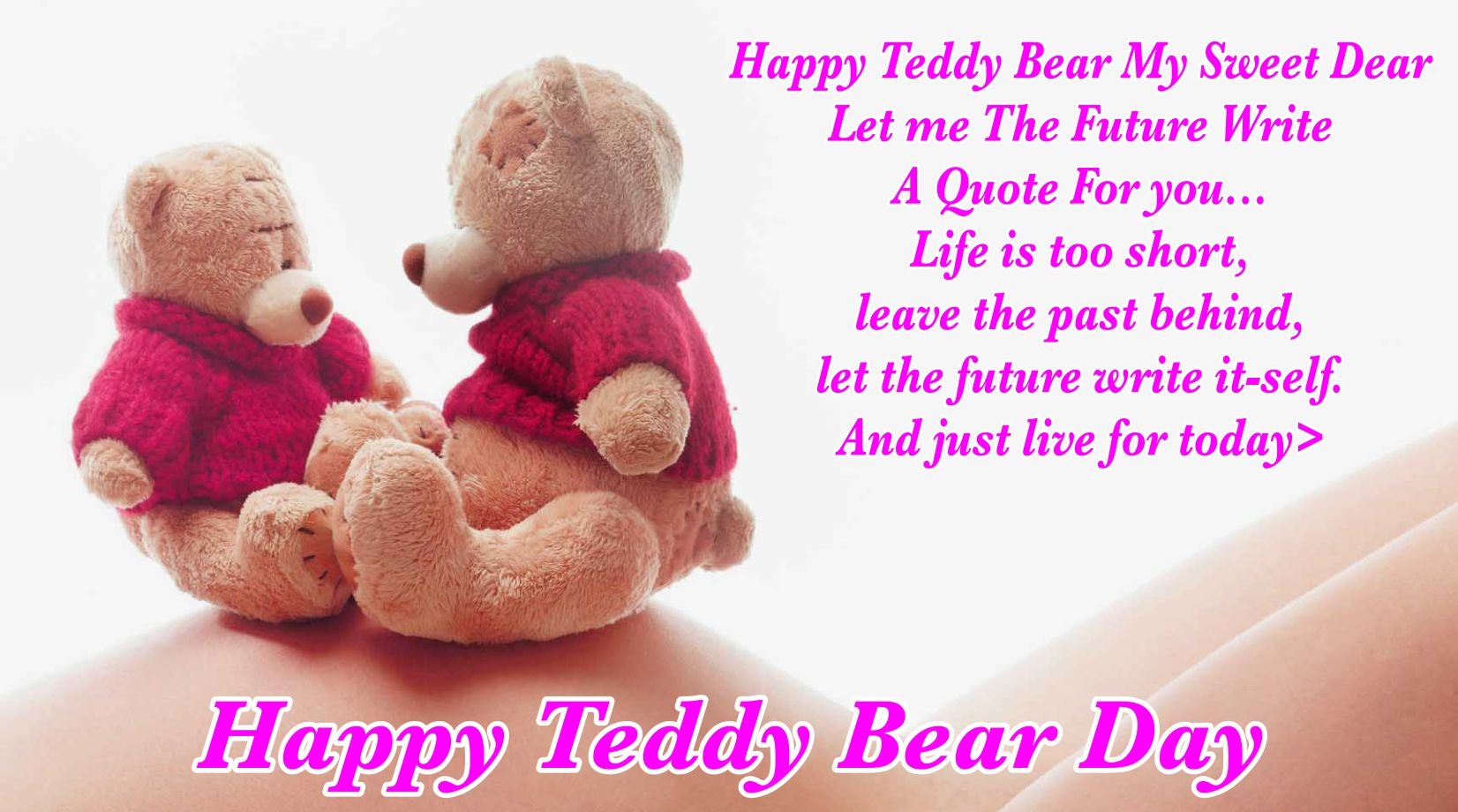 Teddy Day Quotes Wallpaper HD 