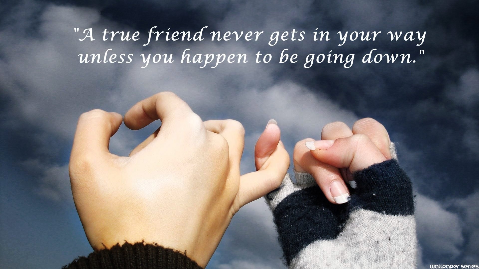 True Friends Quotes Wallpaper 
