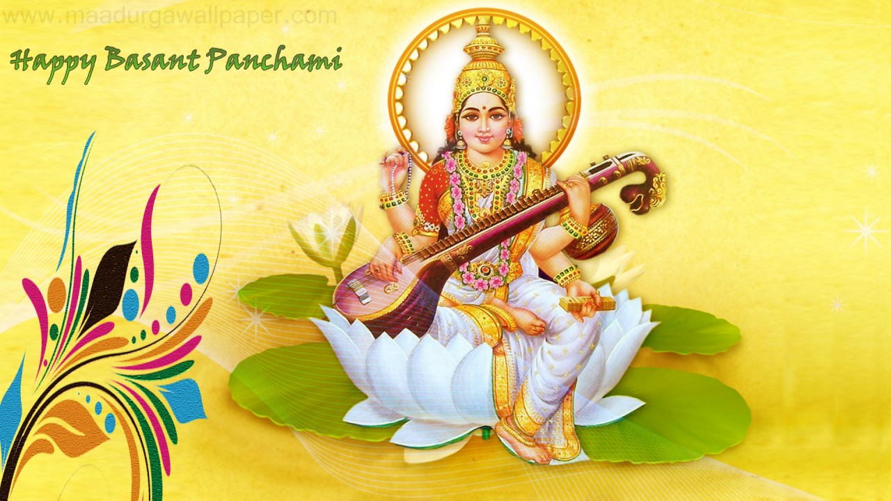 Vasant Panchami Background Wallpaper 