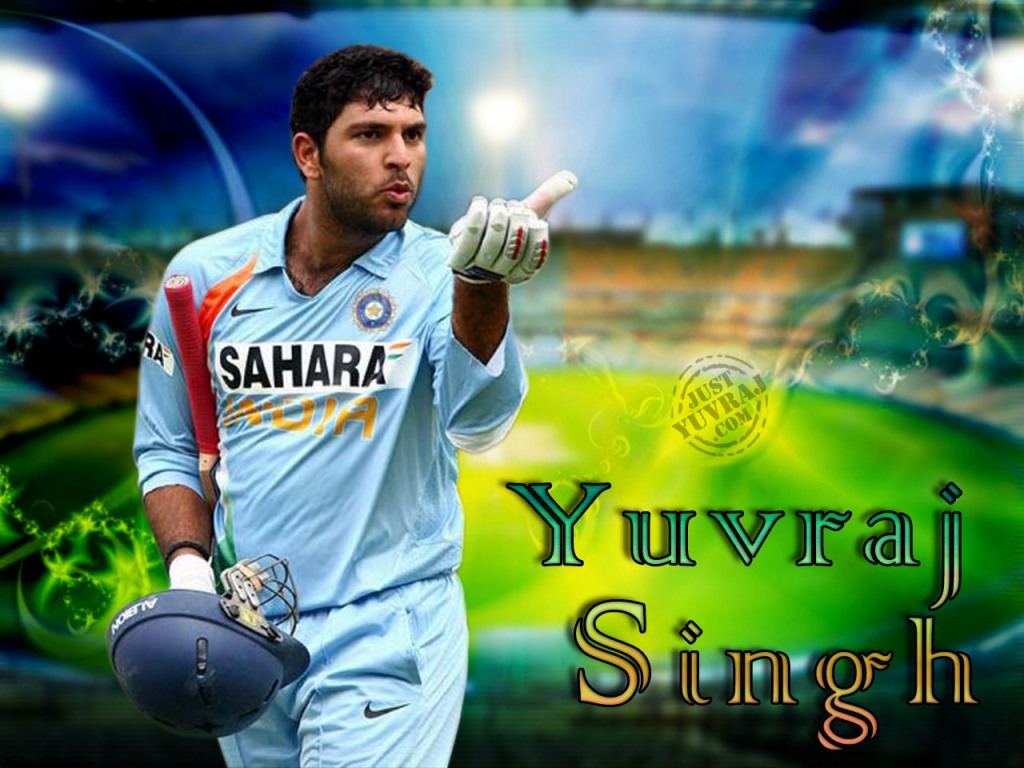 Yuvraj Singh Background Wallpaper 