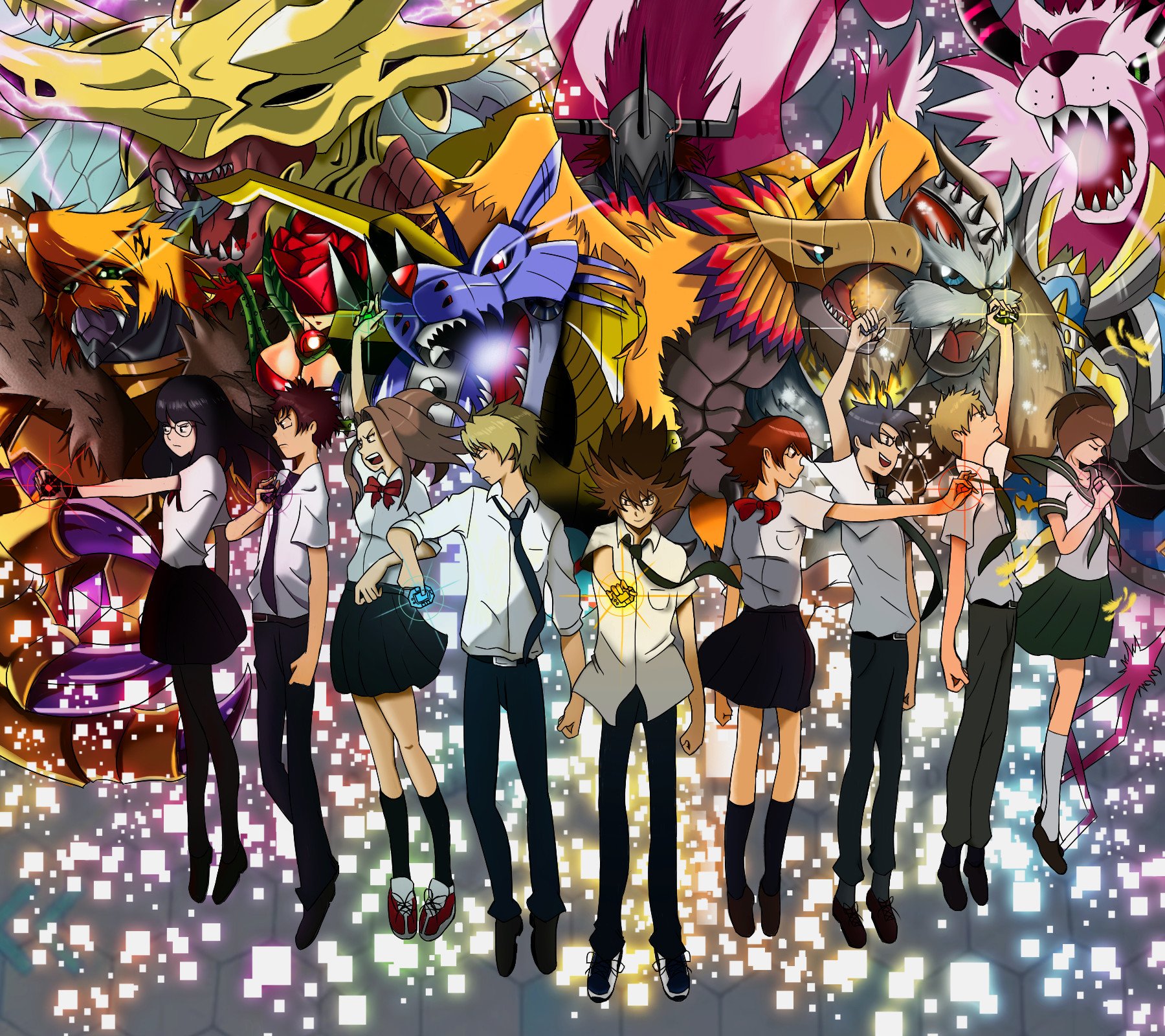 Digimon Adventure Tri Action Best HD Wallpaper 