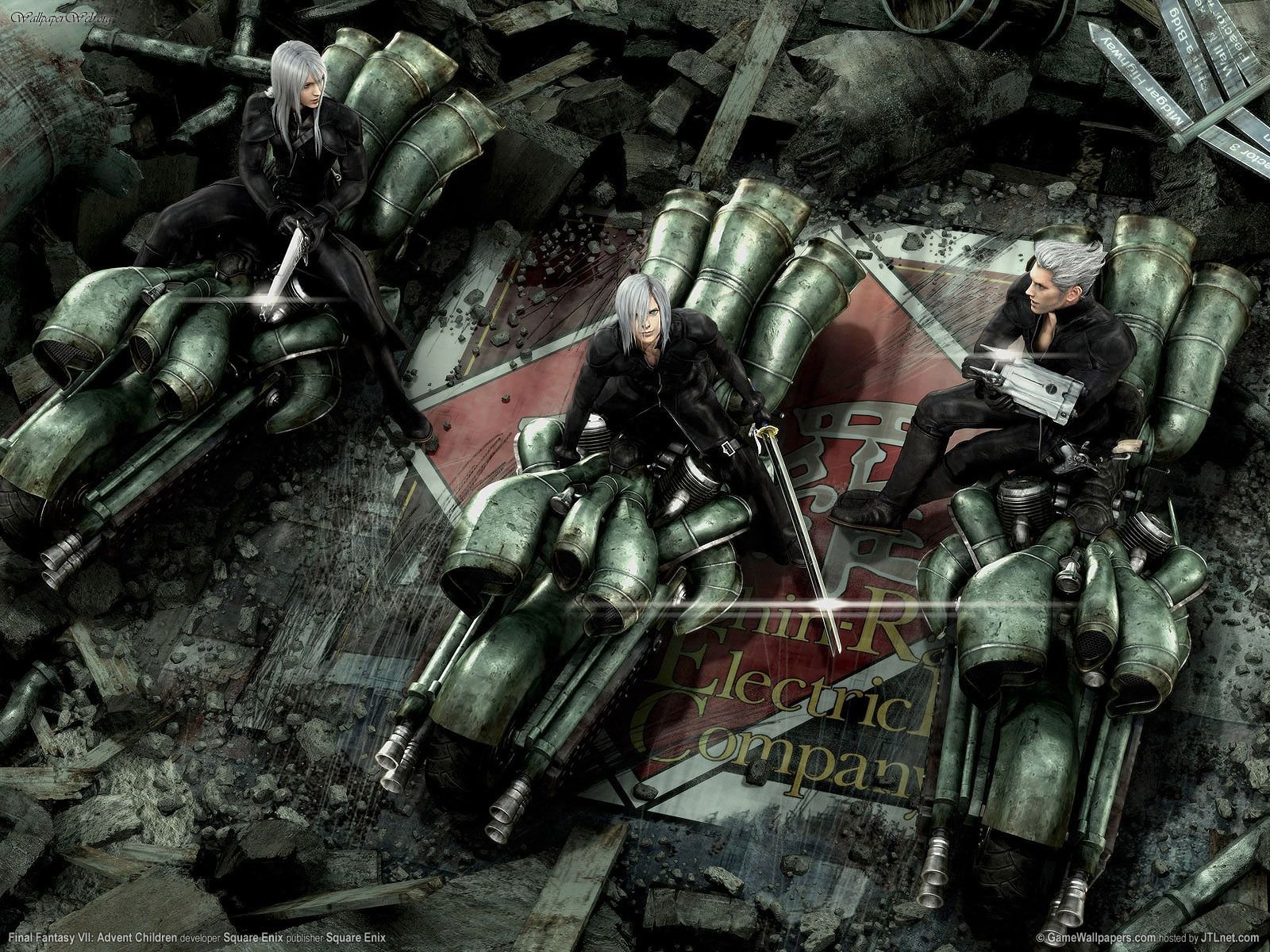 Final Fantasy VII Advent Children Action Wallpaper HD 
