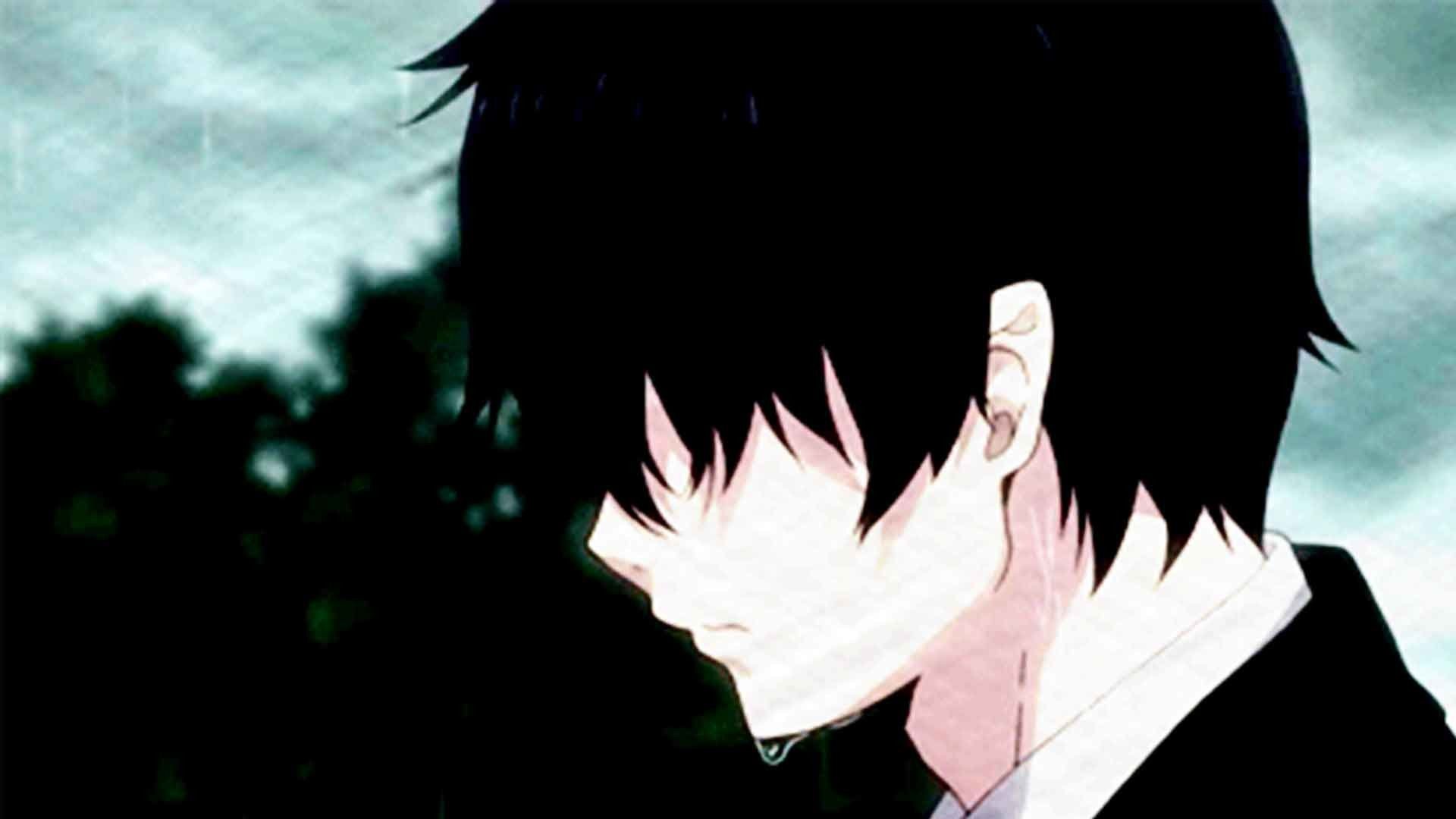 Anime Boy Sad Manga Series Desktop Wallpaper.