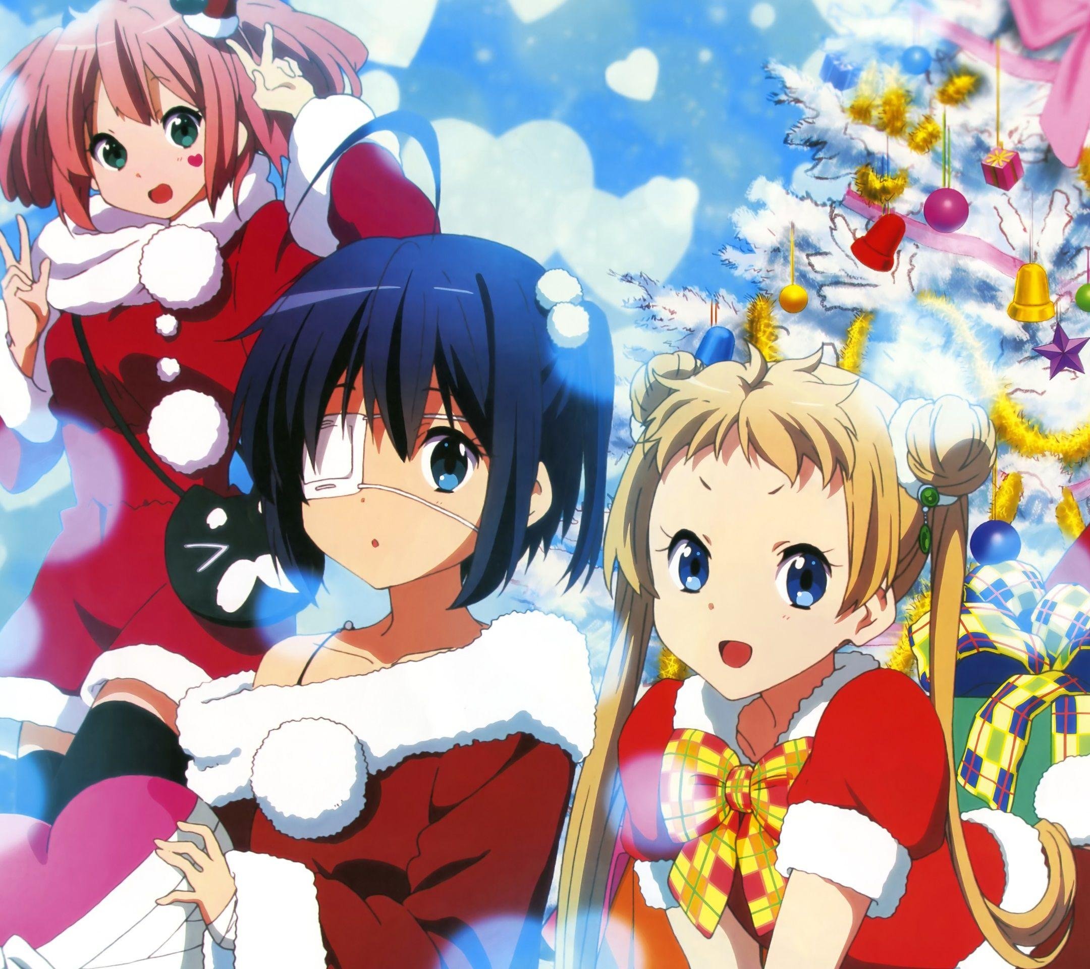 Anime Christmas Cool HD Background Wallpaper 