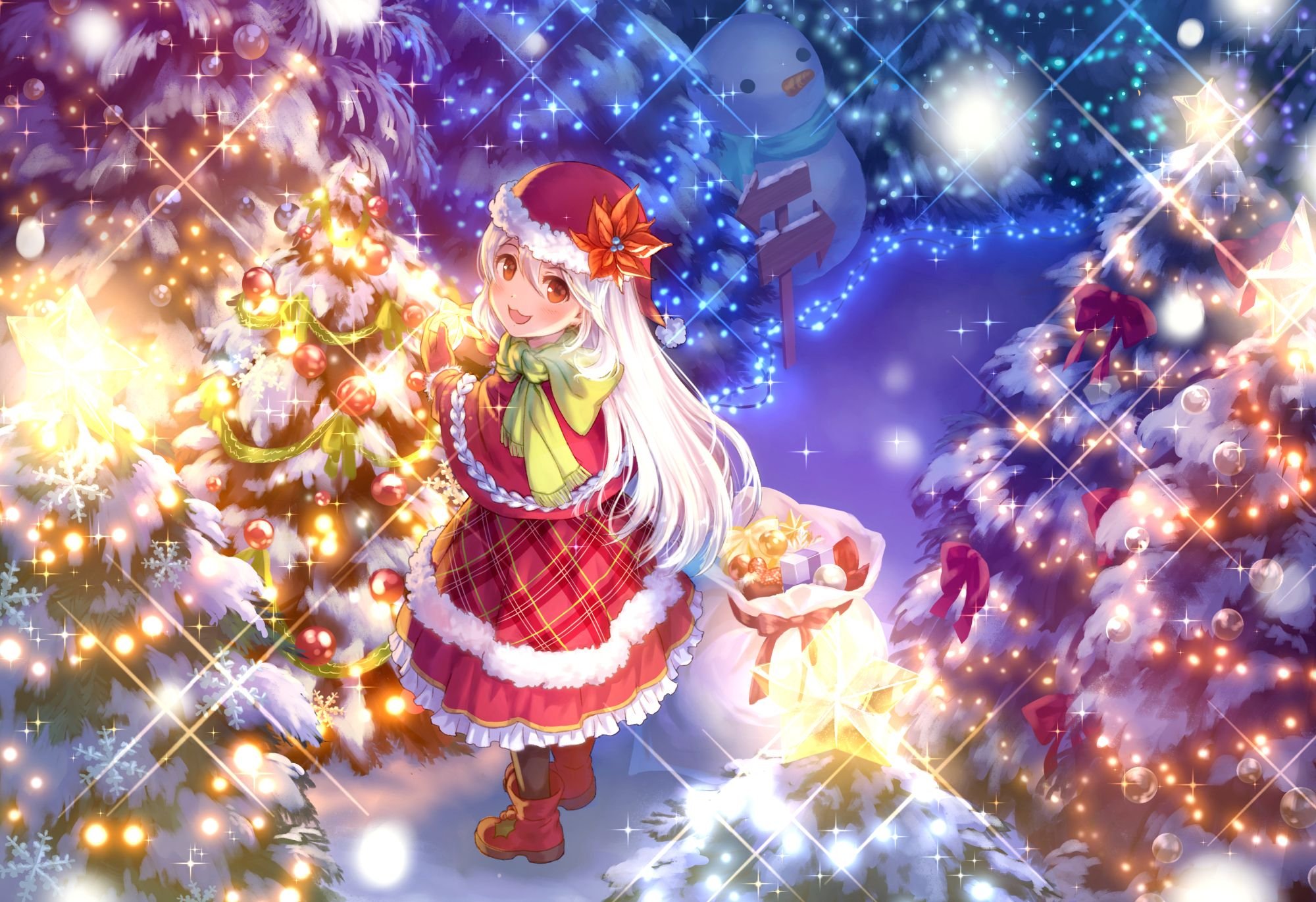 Anime Christmas Cool Wallpaper HD 