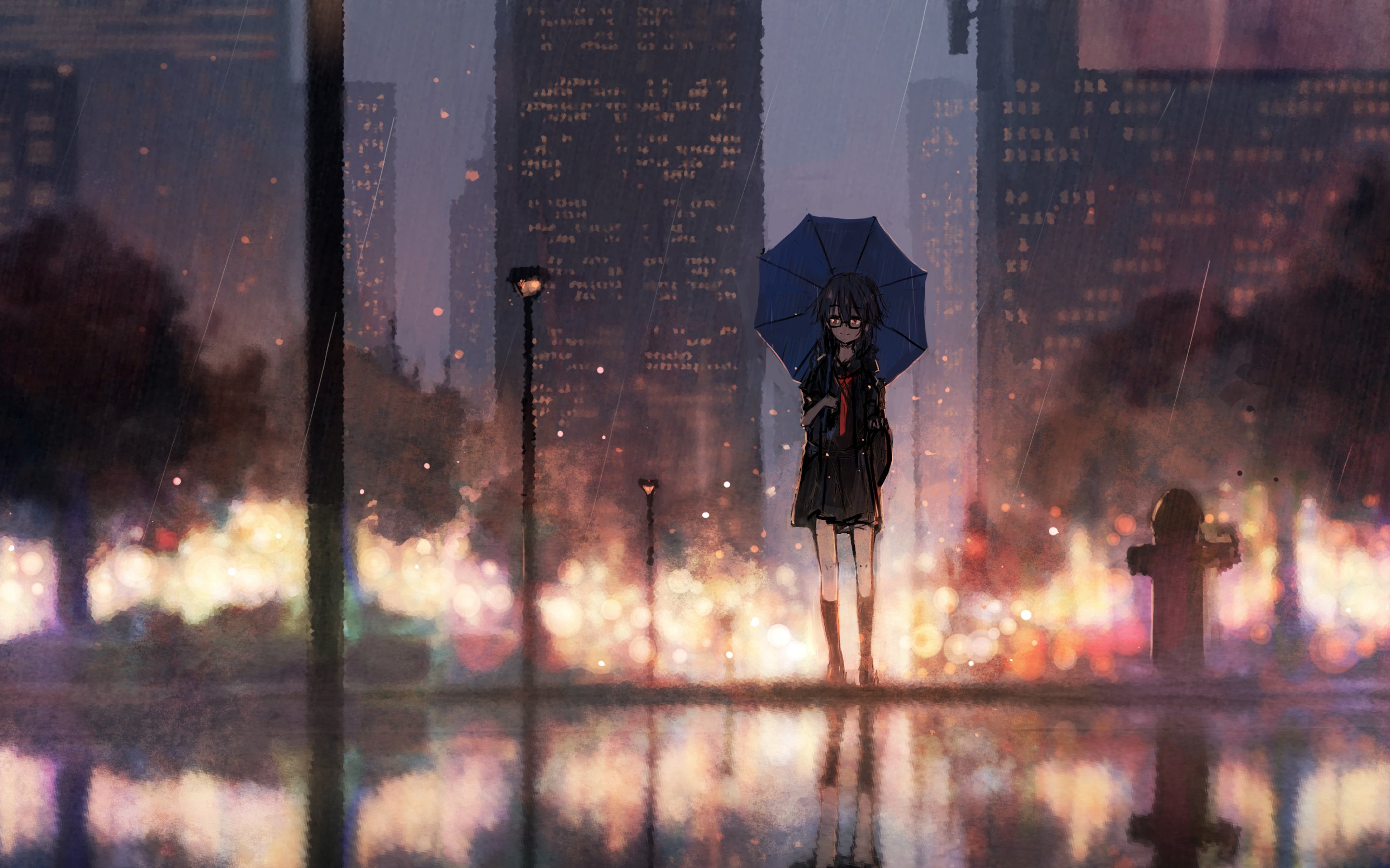 Anime Rain HD Wallpapers 