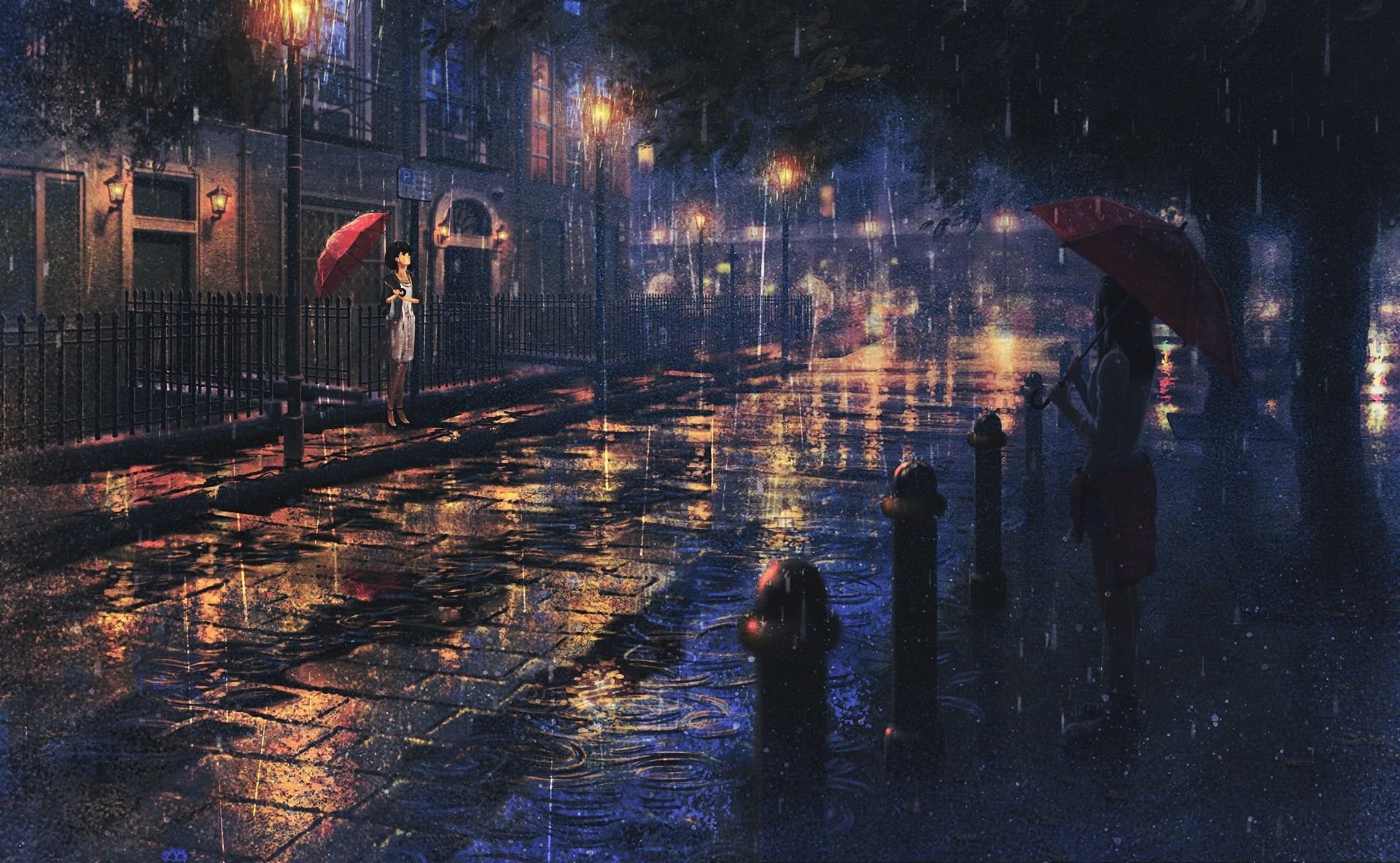 Anime Rain Manga Series High Definition Wallpaper 