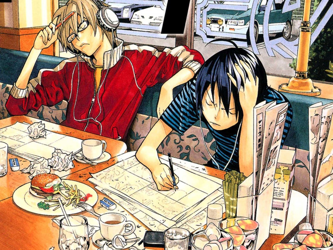 Bakuman Manga Series Widescreen Wallpapers 