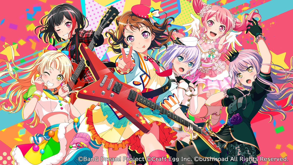 BanG Dream Girls Band Party Wallpaper 