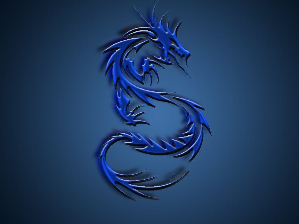 Blue Dragon Cool HD Wallpaper 