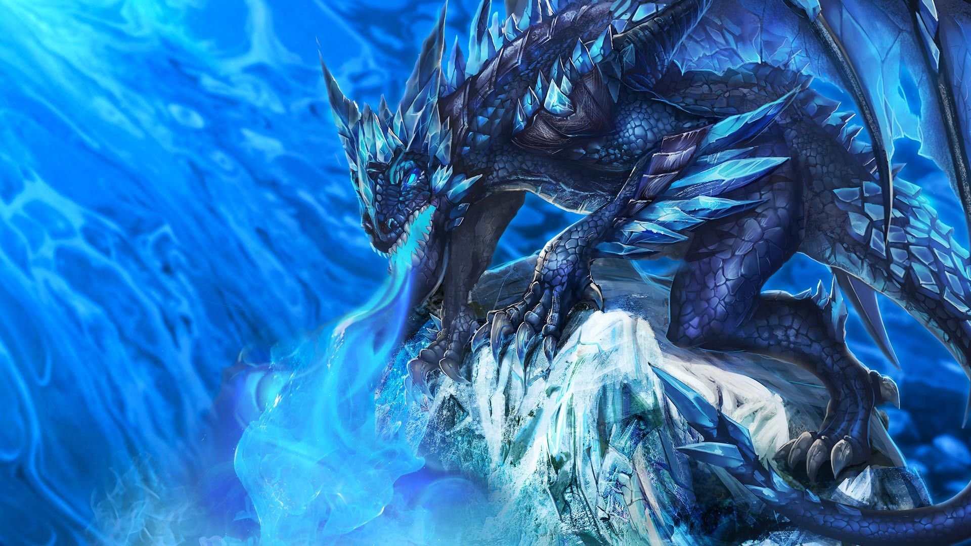 Blue Dragon Cool Wallpaper 