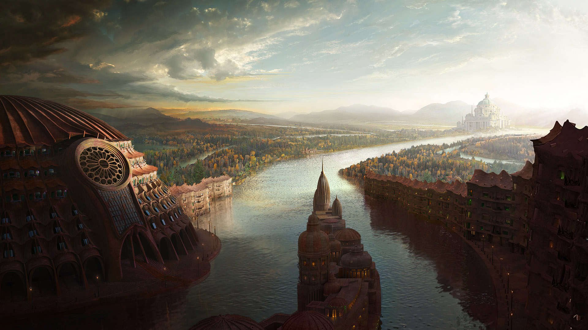 Fantasy Landscape Cool Background HD Wallpapers 