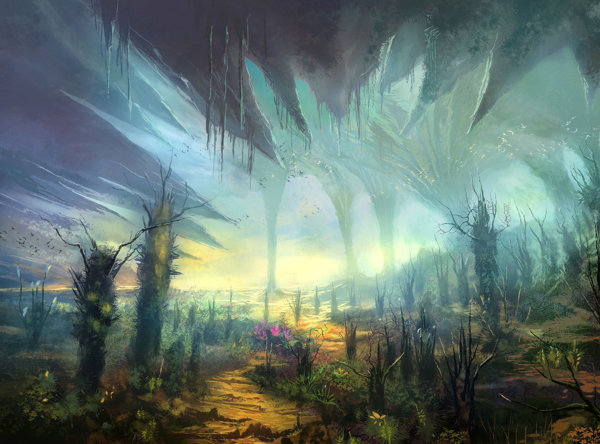 Fantasy Landscape Widescreen Wallpapers 