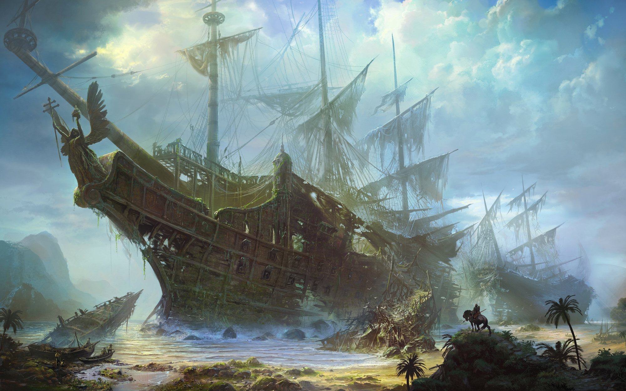 Fantasy Ship Best Wallpaper 