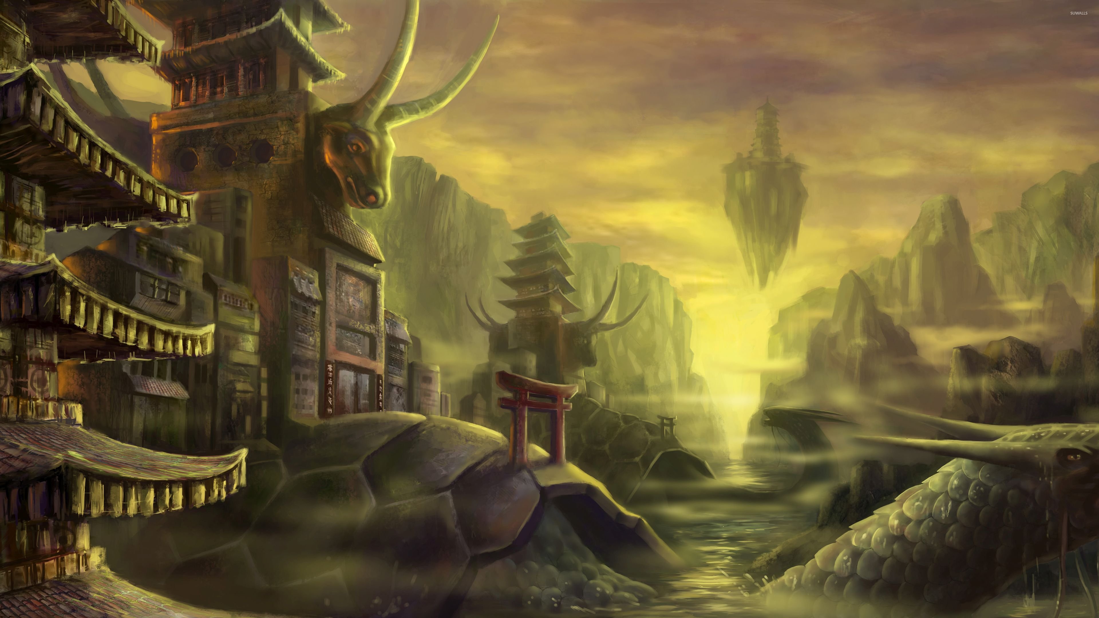Fantasy Turtle Cool Widescreen Wallpapers 