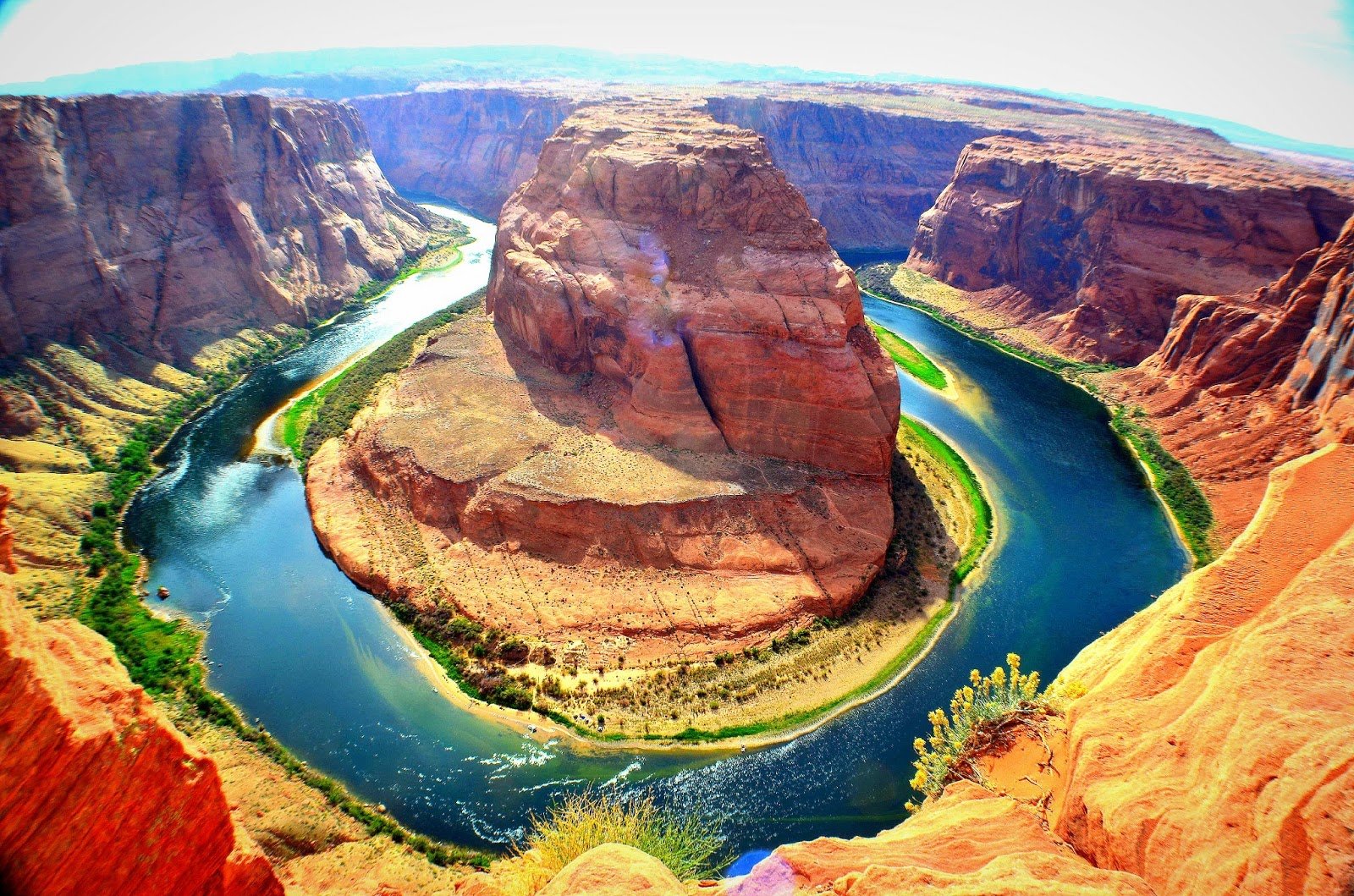 Horseshoe Bend Grand Canyon HD Desktop Wallpaper 