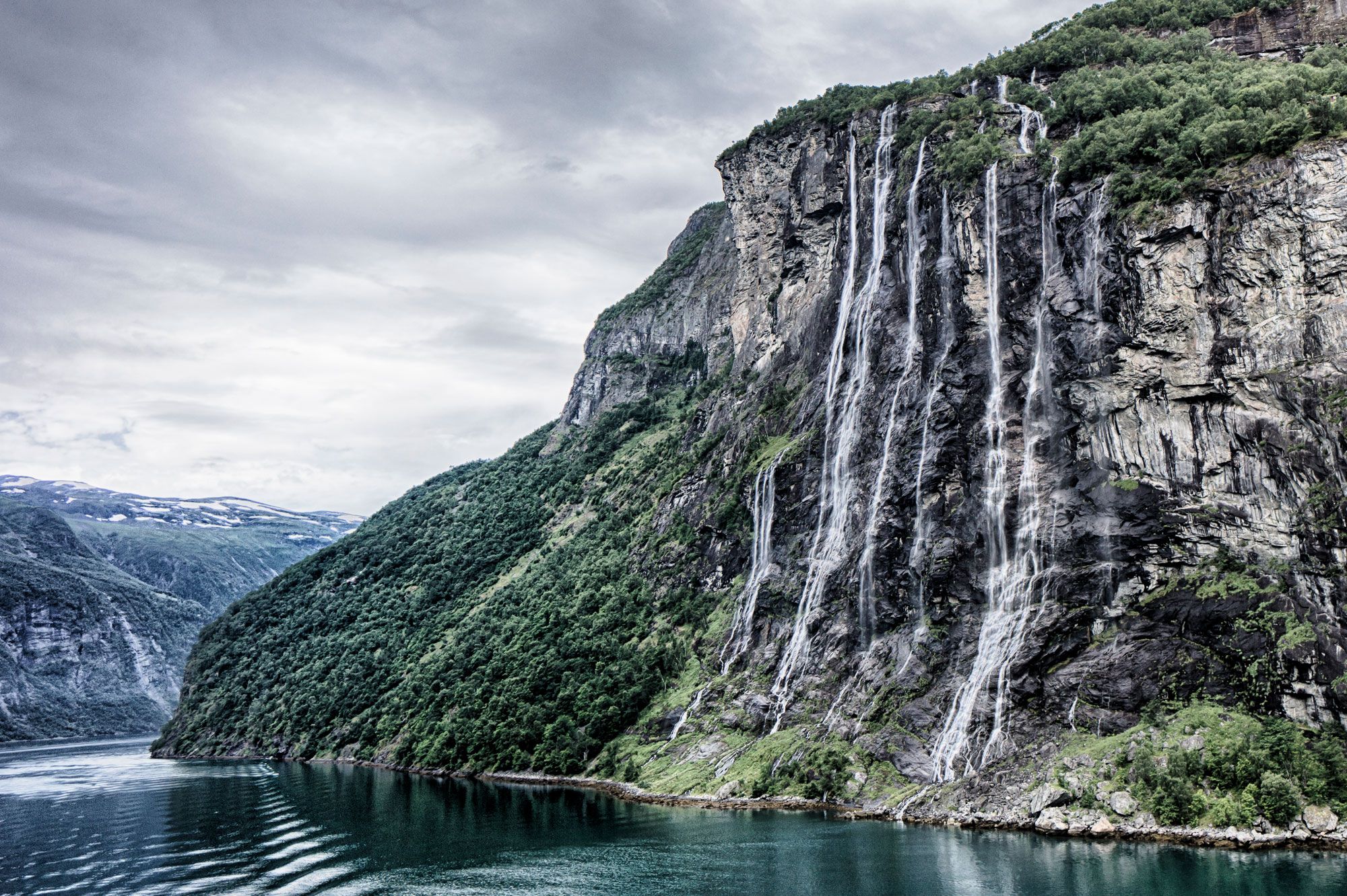 Seven Sisters Waterfall Norway Western Norwa Wallpaper HD 