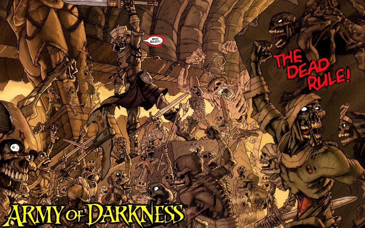 Army of Darkness Comic Character High Definition Wallpaper 
