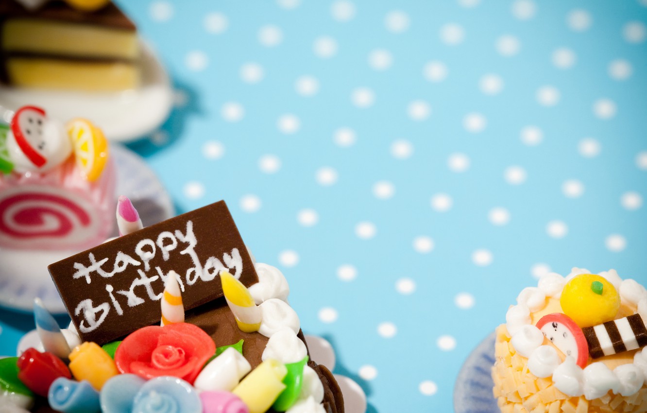 Happy Birthday Cake Celebration Best HD Wallpaper 