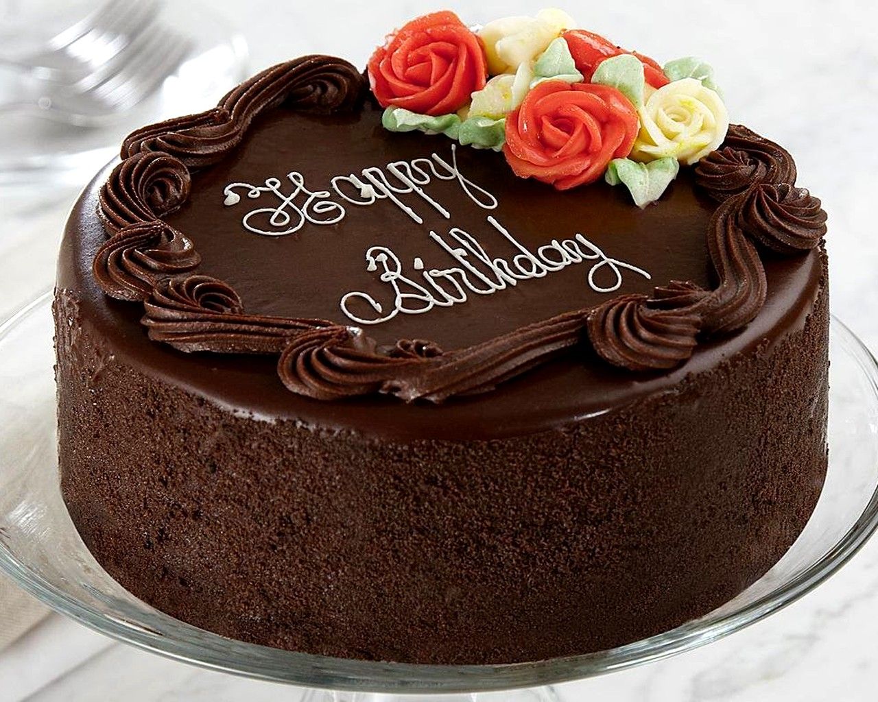 Happy Birthday Cake Celebration HD Desktop Wallpaper 