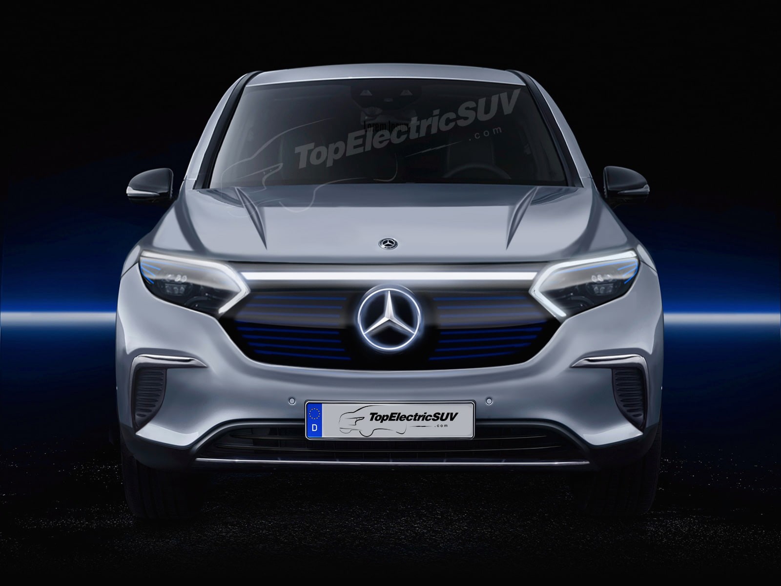 2023 Mercedes Benz EQS SUV Widescreen Wallpaper