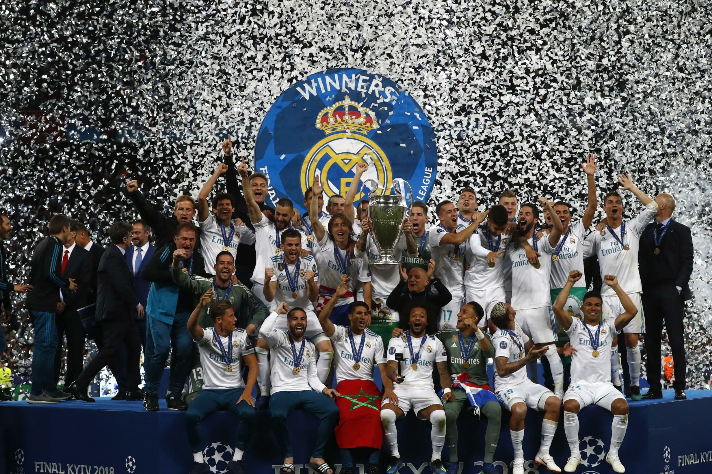 Real Madrid UEFA Champions League Champions 2022 HD Background Wallpaper 
