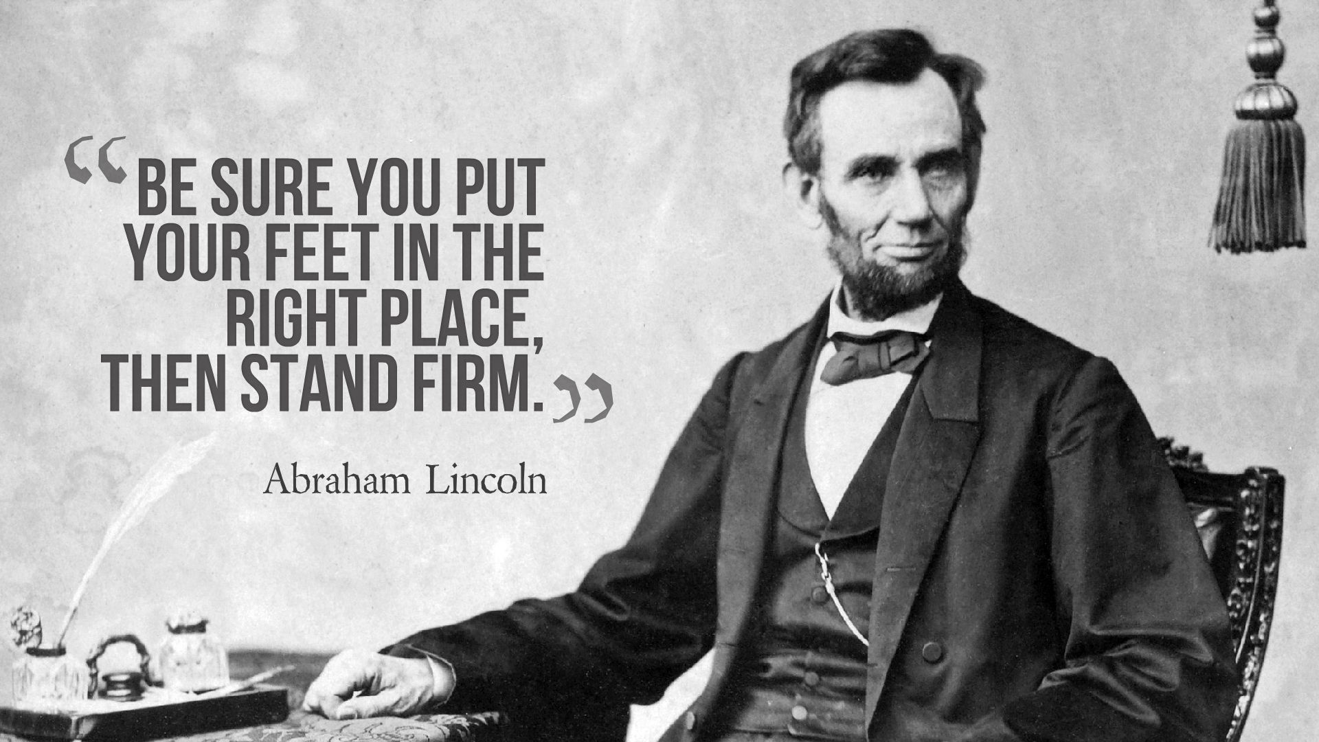 Abraham Lincoln Quotes Background Wallpaper 