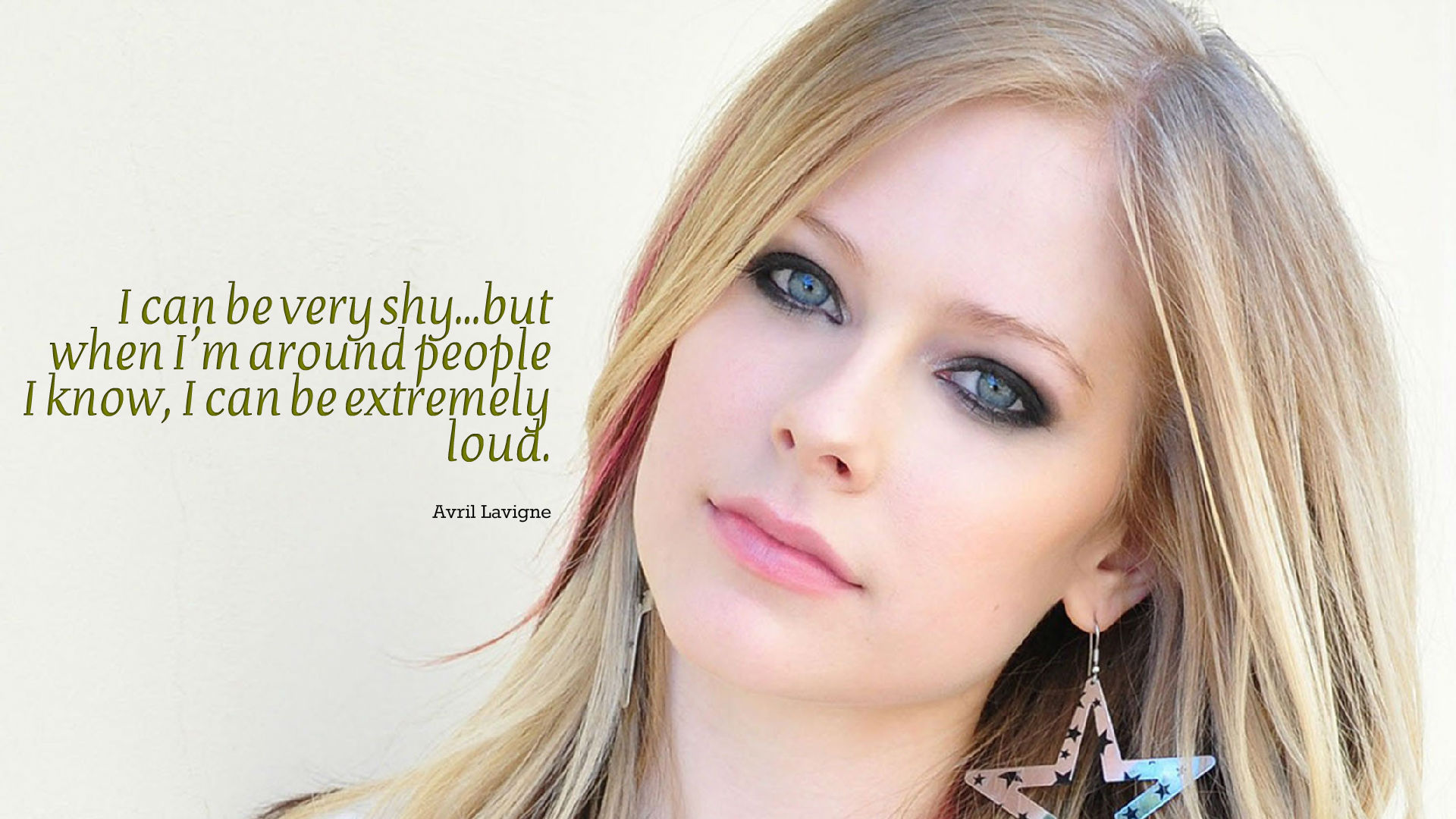 Avril Lavigne Quotes Wallpaper HD 