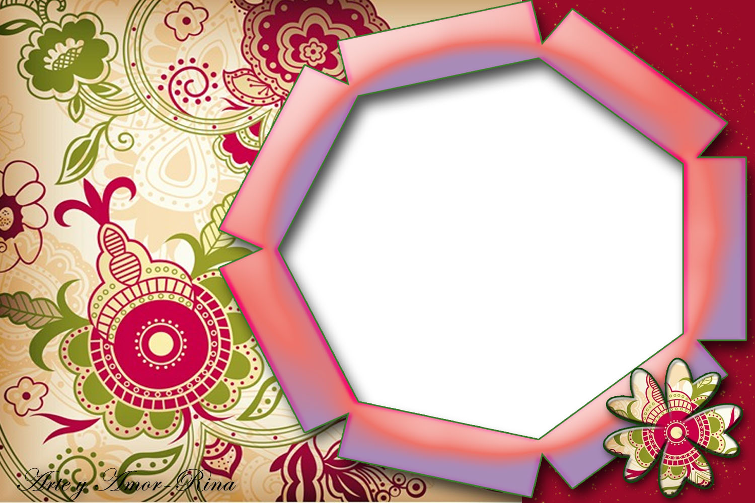 Floral Frame Background HD Wallpapers 