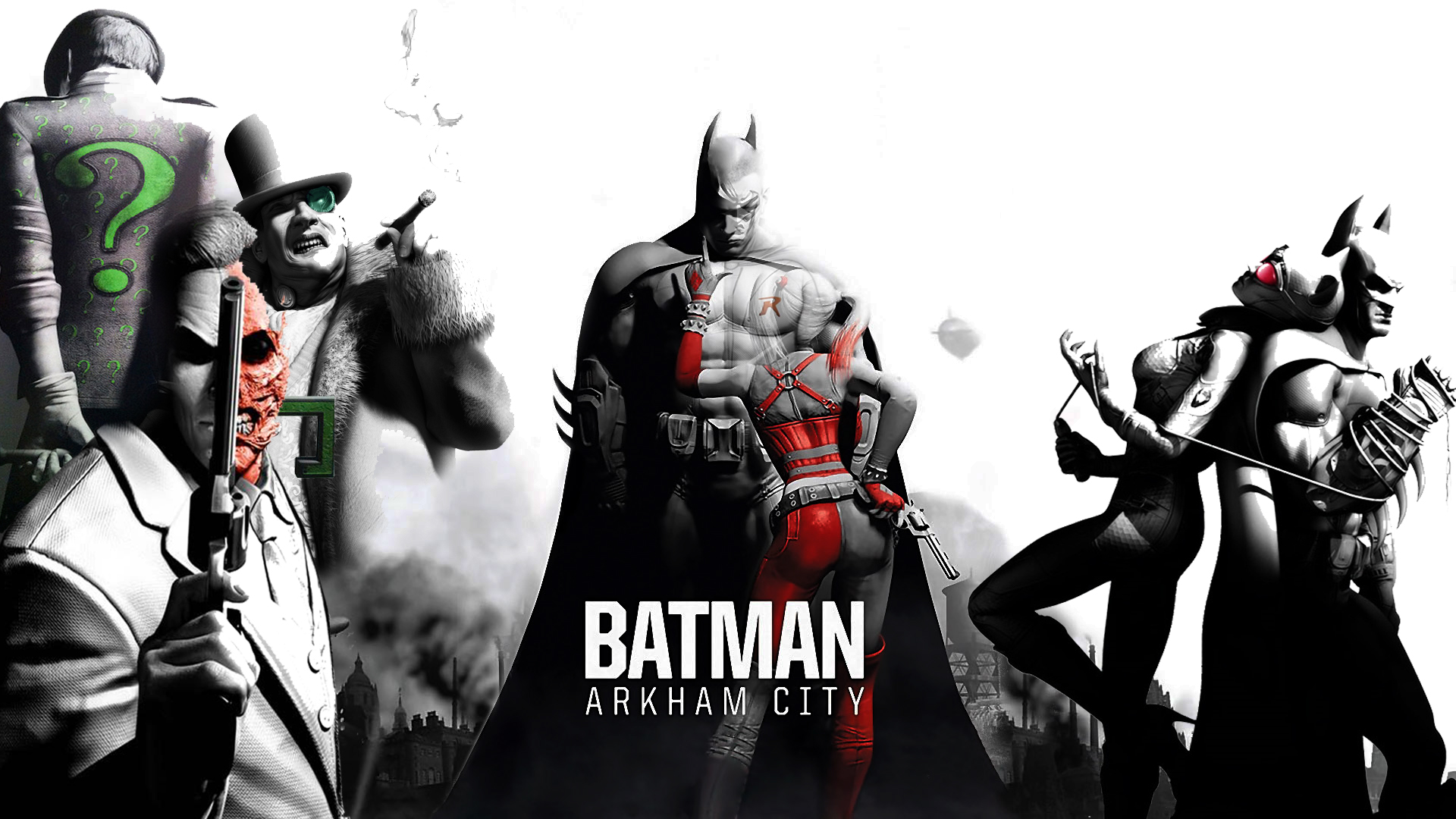 Batman Arkham City HD Background Wallpaper 