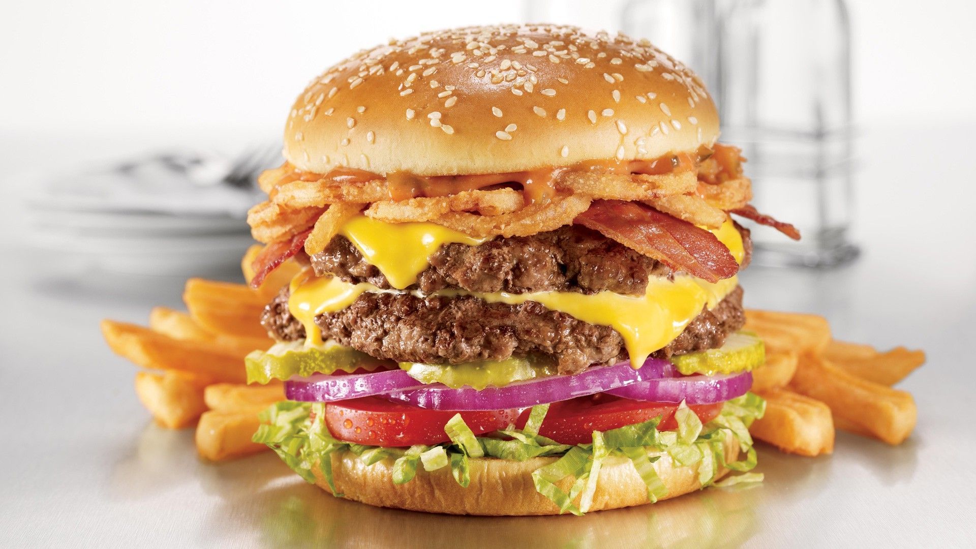 Cheeseburger Desktop Wallpaper 