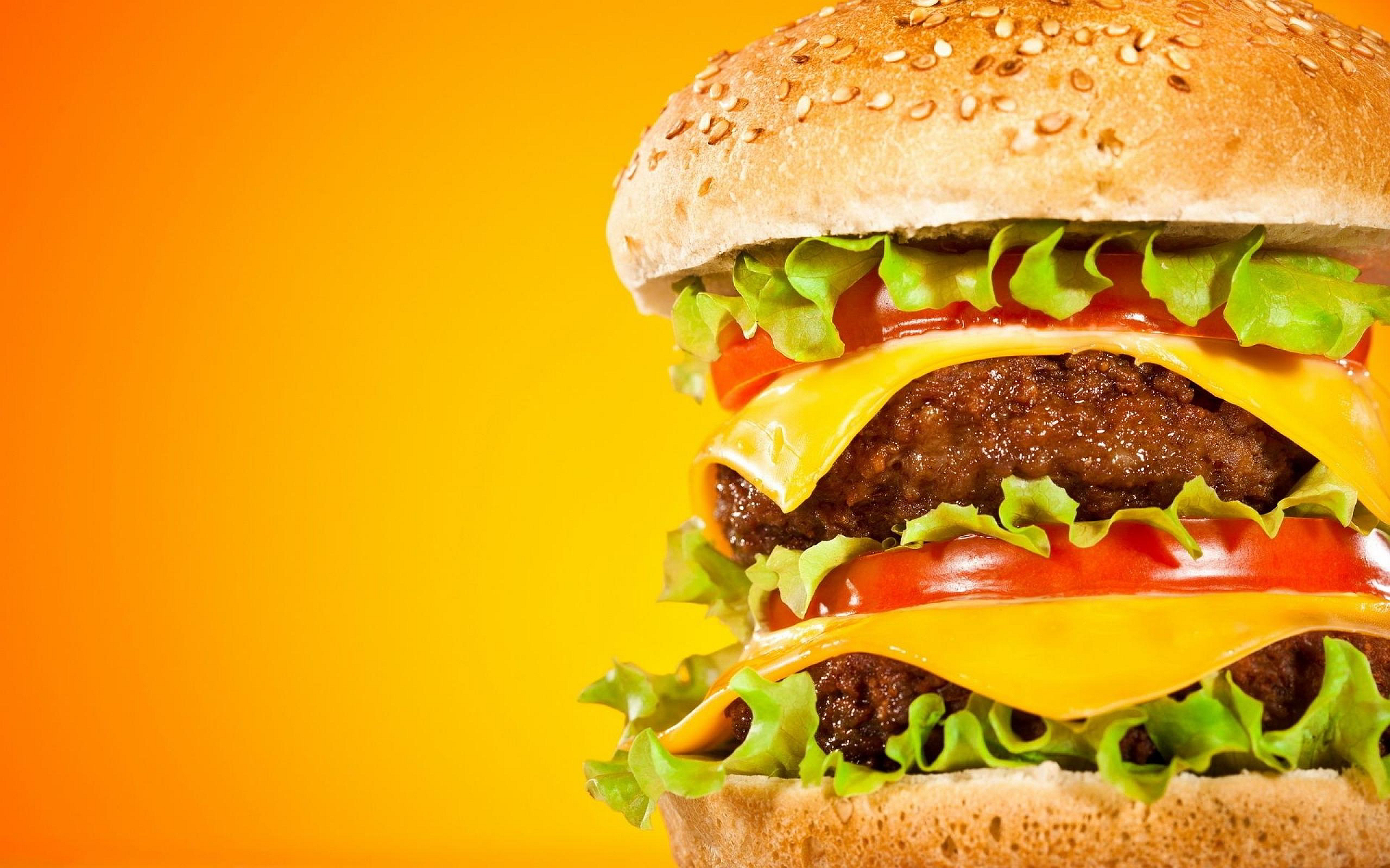 Cheeseburger HD Desktop Wallpaper 