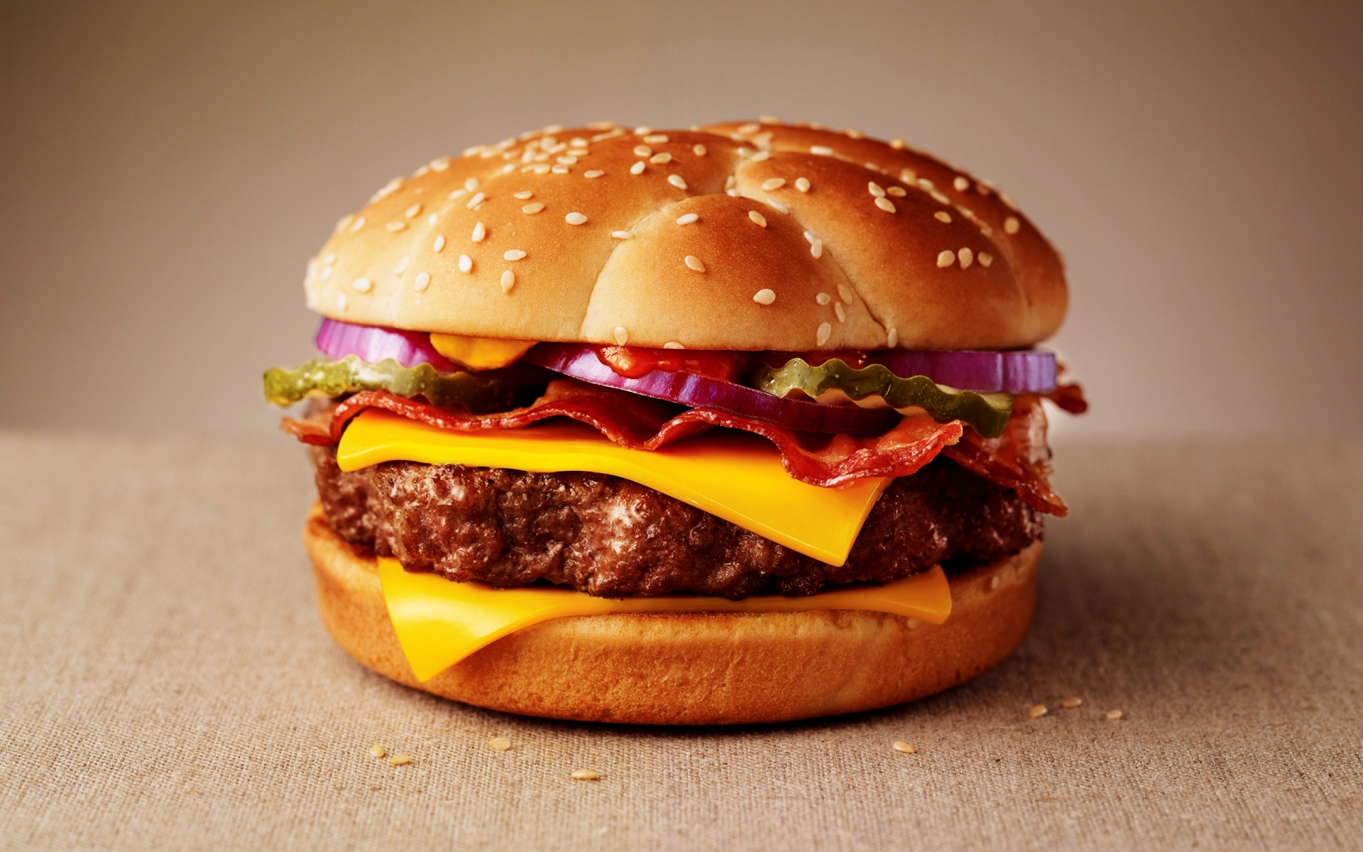 Cheeseburger HQ Desktop Wallpaper 