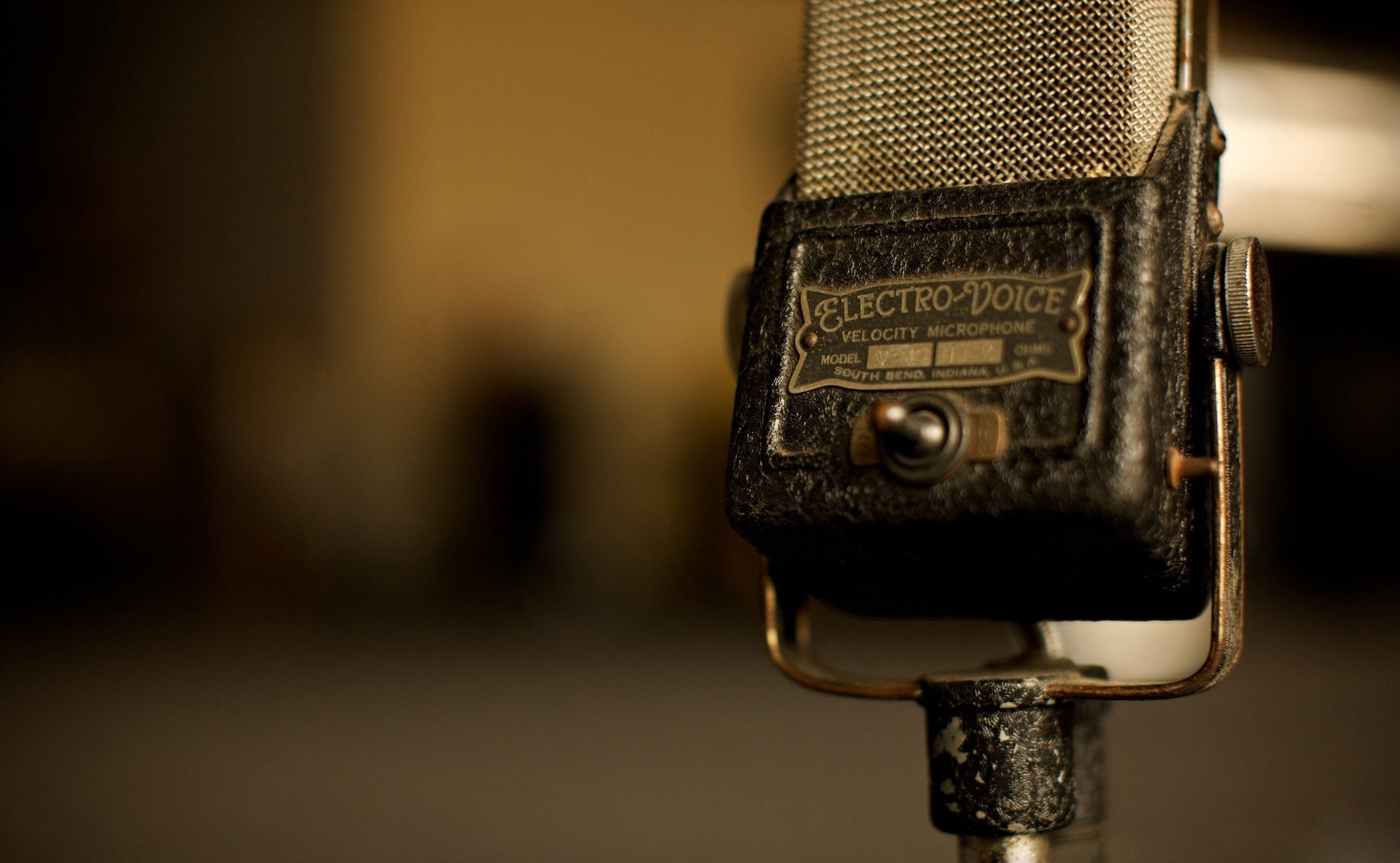 Microphone HD Background Wallpaper 