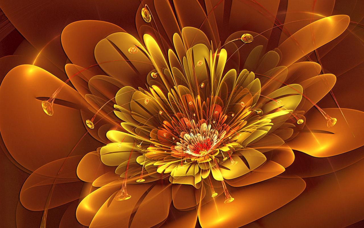 flowers wallpaper - 3d abstract wallpaper for free downloa… | Flickr