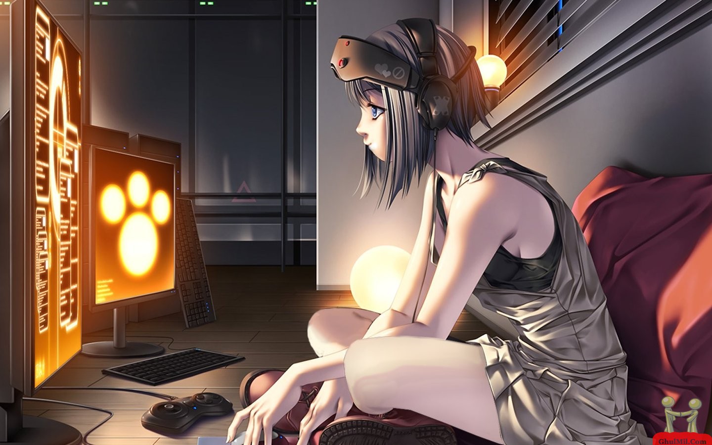 Girl hd wallpaper gaming anime 81+ Anime