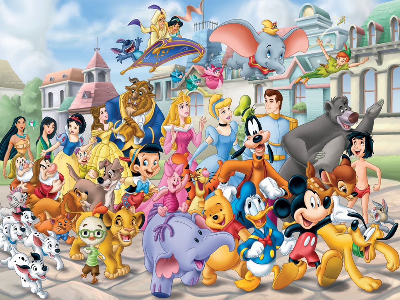 Disney Characters HD Desktop Wallpaper 