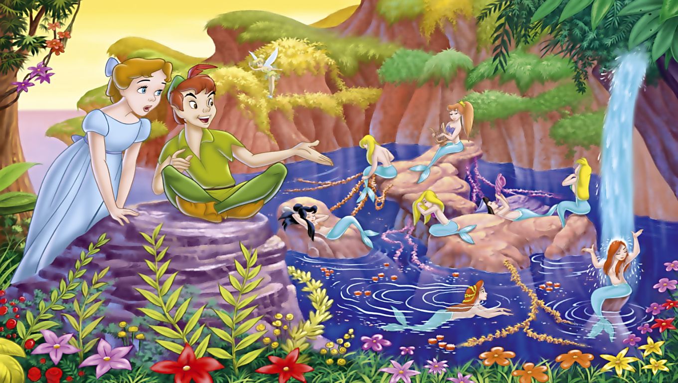 Peter Pan Disney Background Wallpaper 
