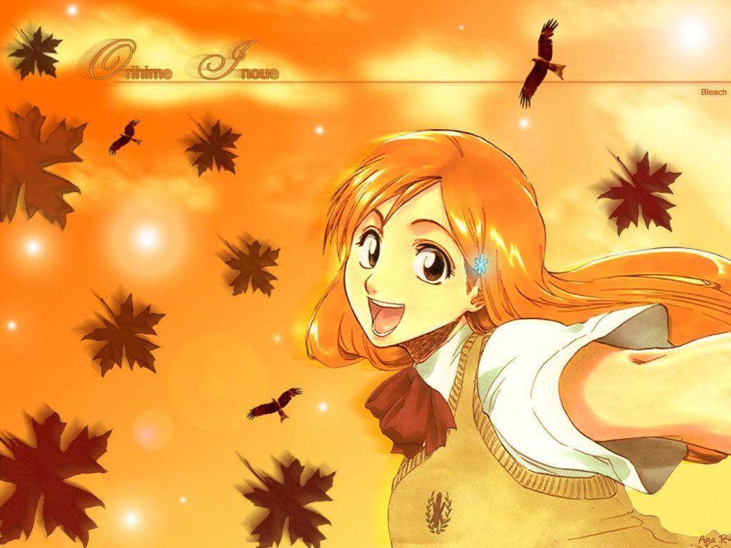Inoue Orihime HD Background Wallpaper.
