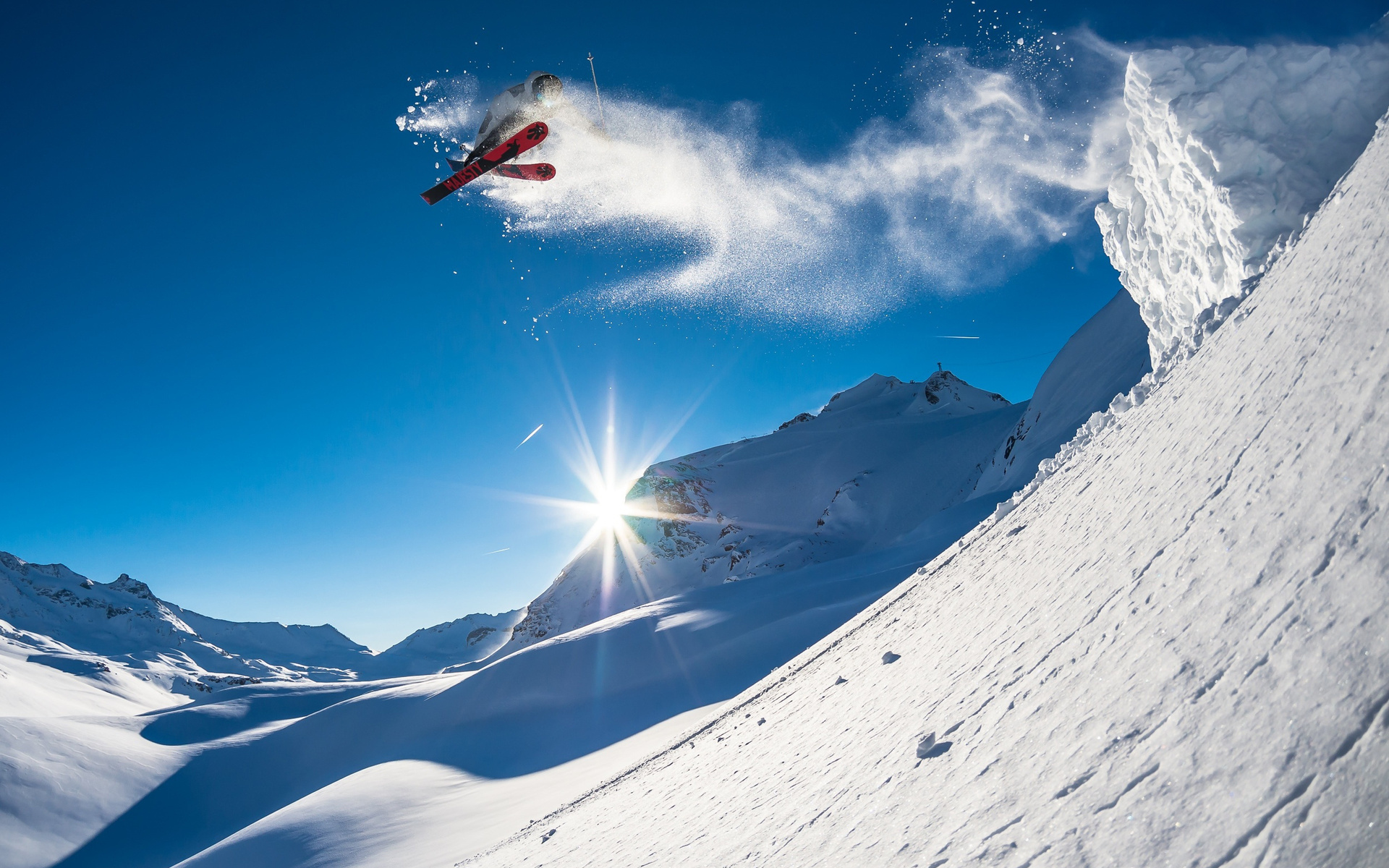 Ski Jumping HD Desktop Wallpaper 