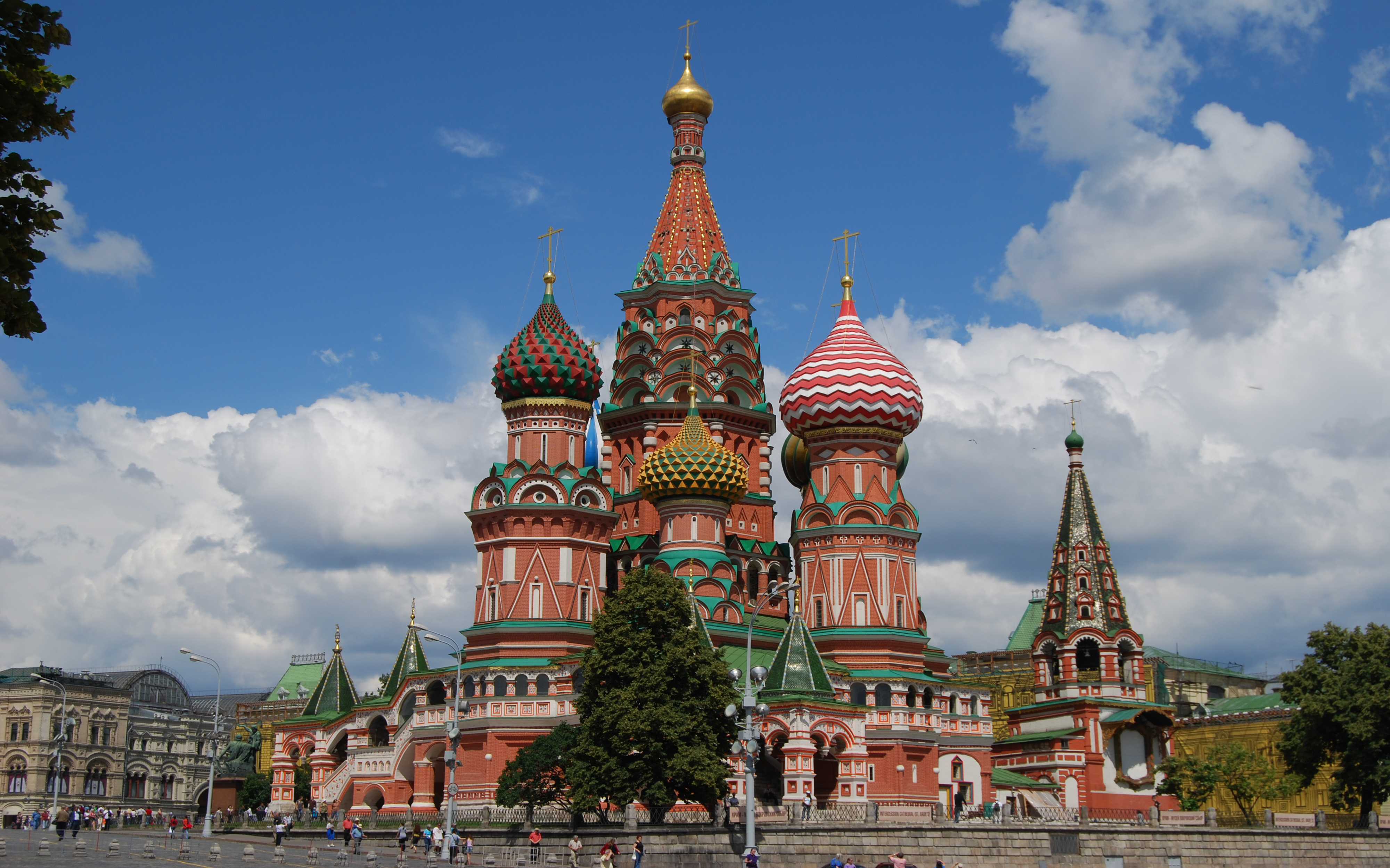 St Basils Cathedral Moscow Widescreen Wallpapers 
