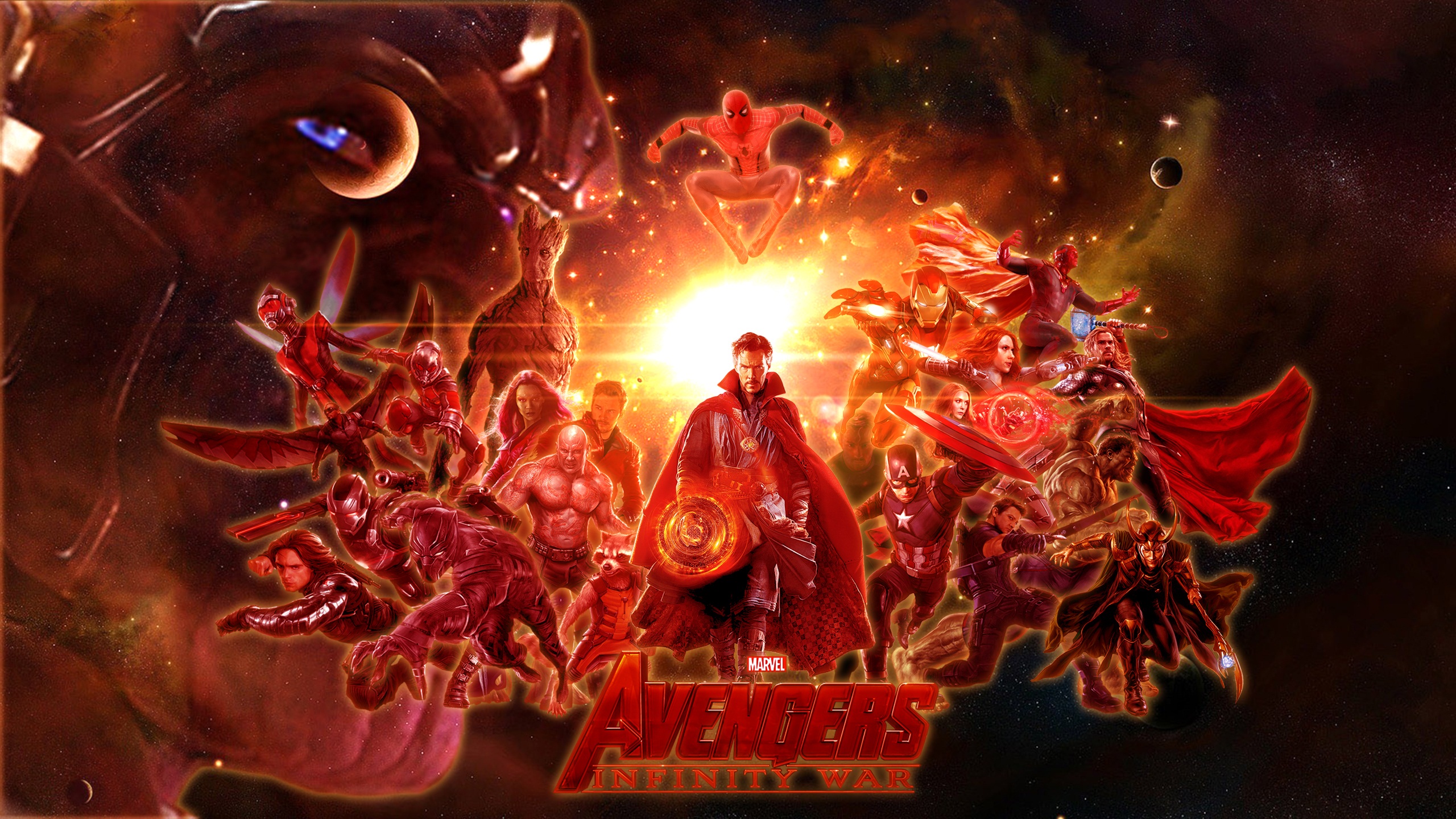 Thanos Infinity Gauntlet Avengers Endgame 4K Wallpaper #3.23